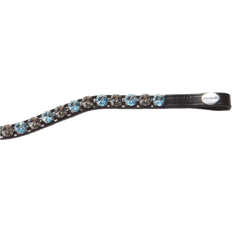 Stirnband DIAMOND schwarz/hellblau/grau