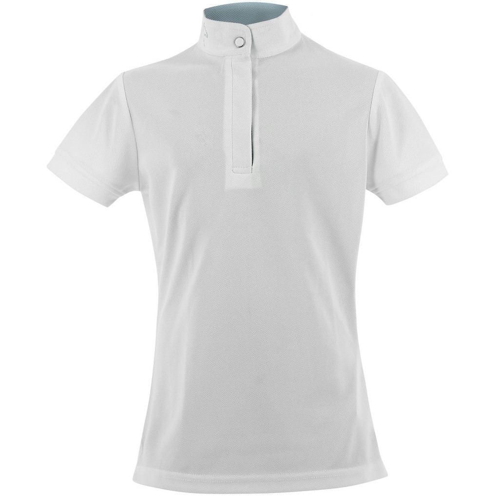 Kinder Turniershirt Kurzarm BETTY weiß