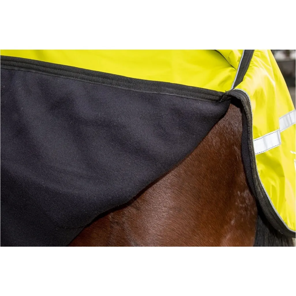 Nierendecke mit Fleecefutter 420D REFLECTIVE neon gelb
