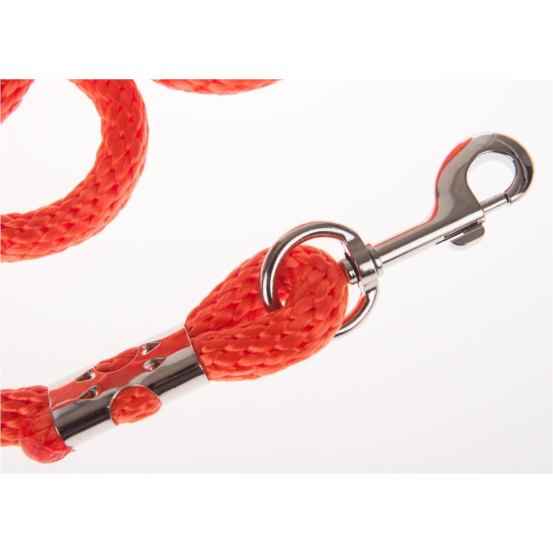 Führstrick mit Karabinerhaken BRIGHT orange 200cm