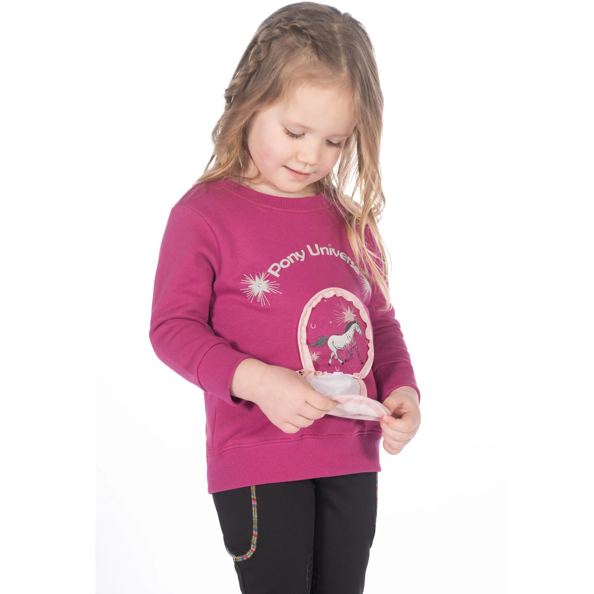 Kinder Sweatshirt POLLY magenta