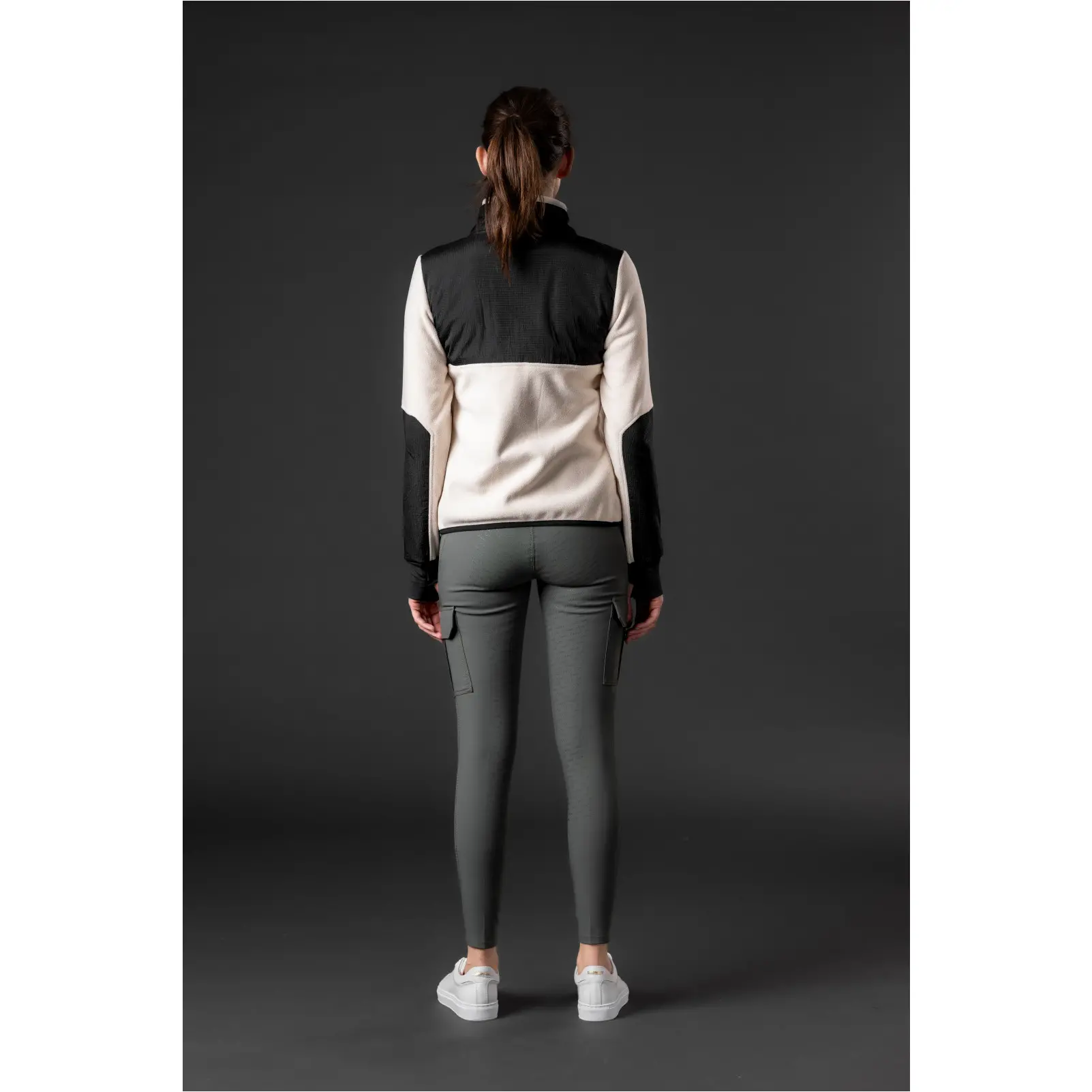 Damen Fleecereitjacke NORMA ZIP sandshell