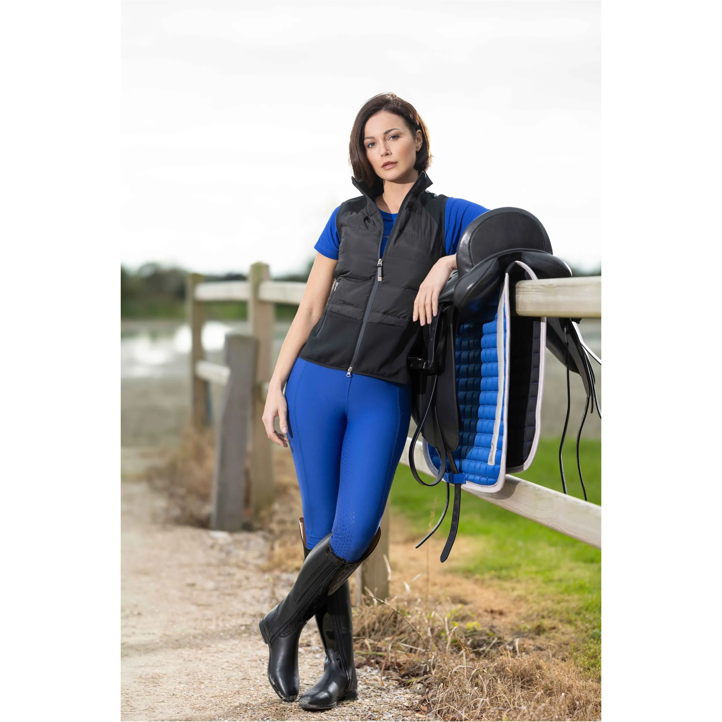Damen Funktionsweste AMALFI schwarz