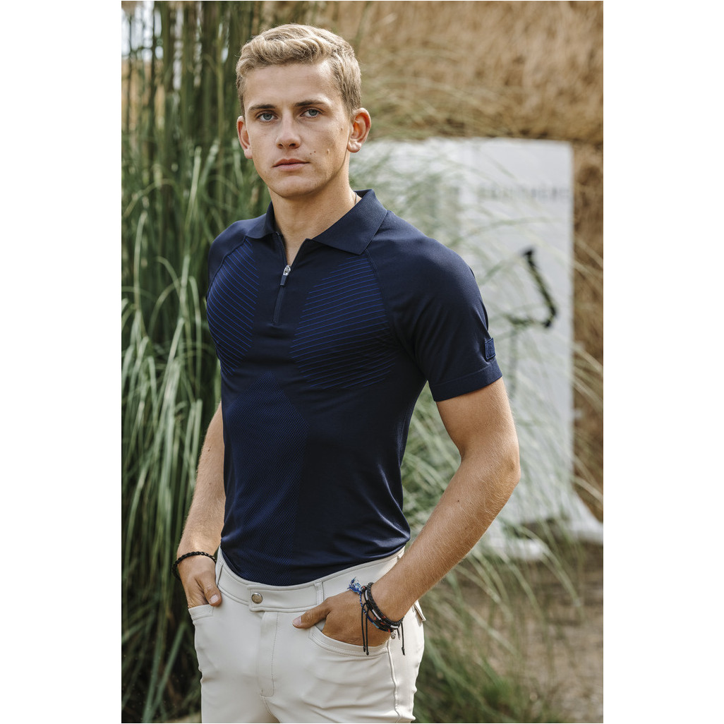 Herren Poloshirt LUCAS marineblau