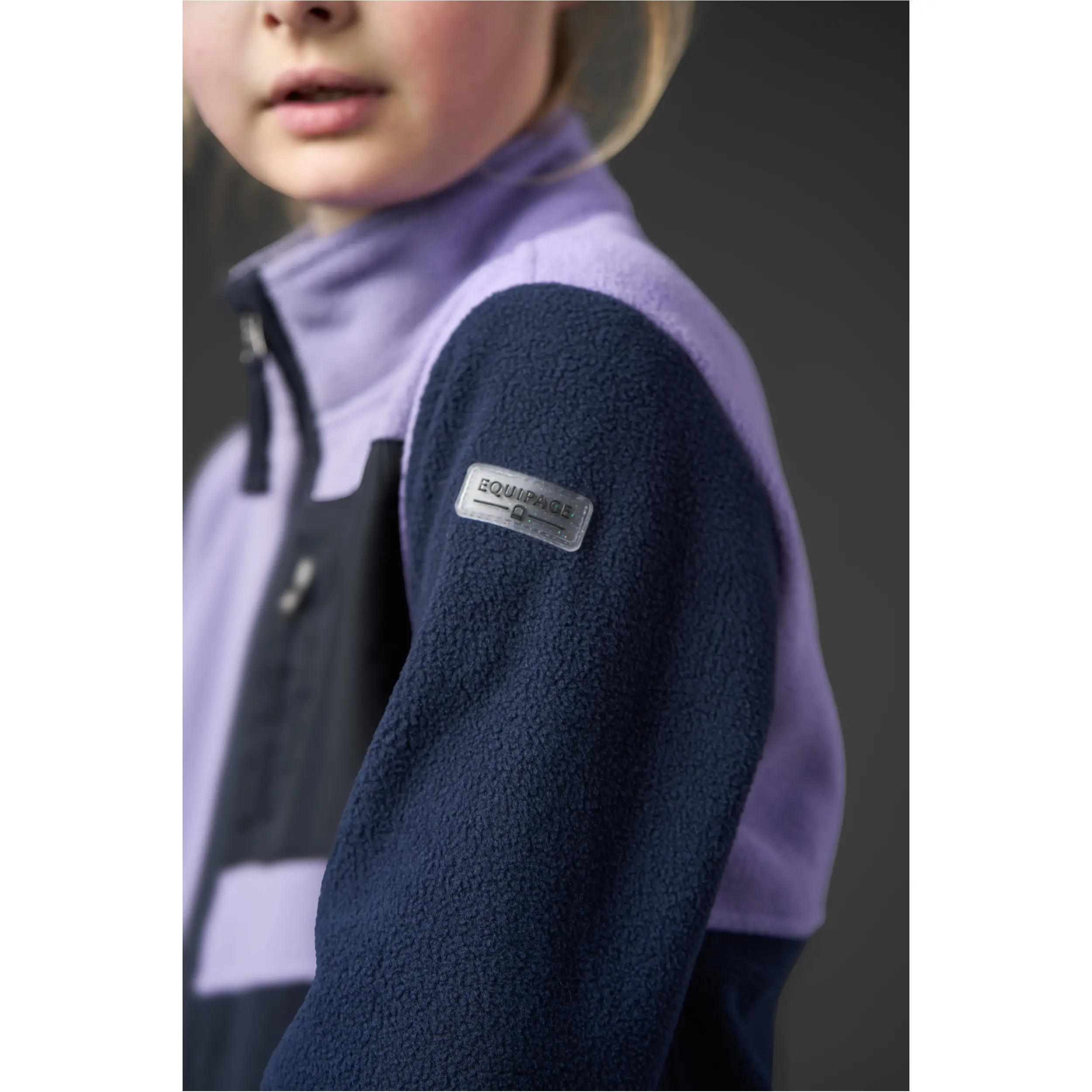 Kinder Fleecejacke ALLISON aster purple