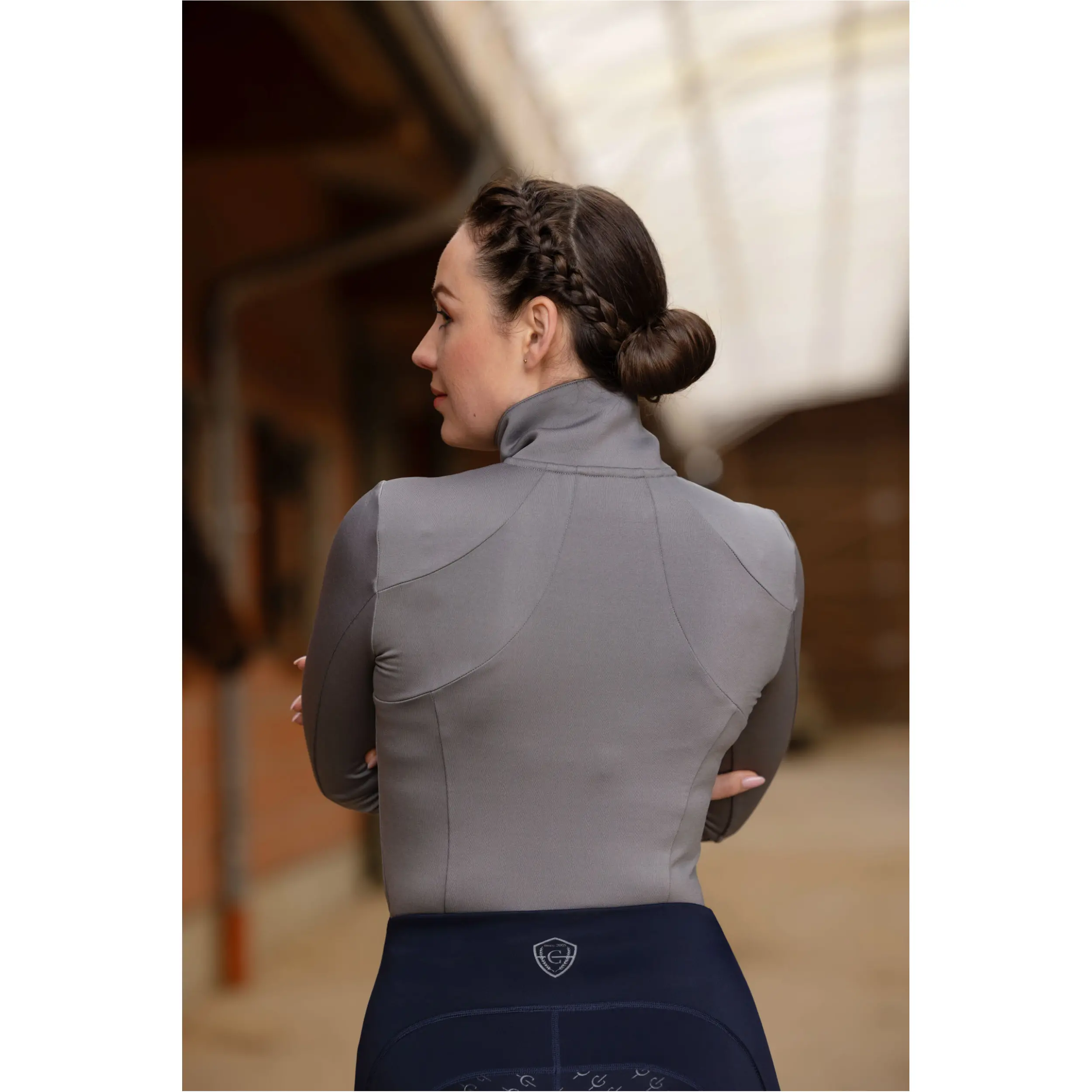 Damen Funktionsshirt ACTIVE H/W 2025 steel grey