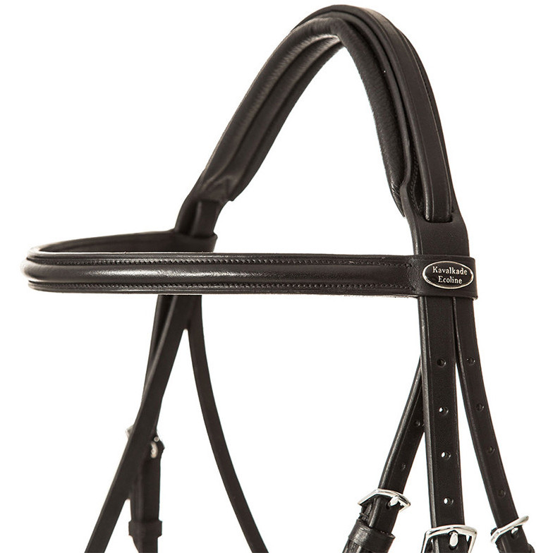 Trensenzaum englisch kombiniert QUENTIN schwarz/weiß