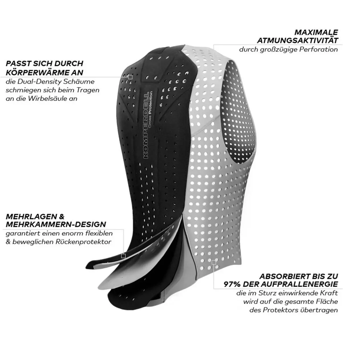 Kinder Rückenprotektor BALLISTIC Junior schwarz/orange Kinder Rückenprotektor BALLISTIC Junior schwarz/orange