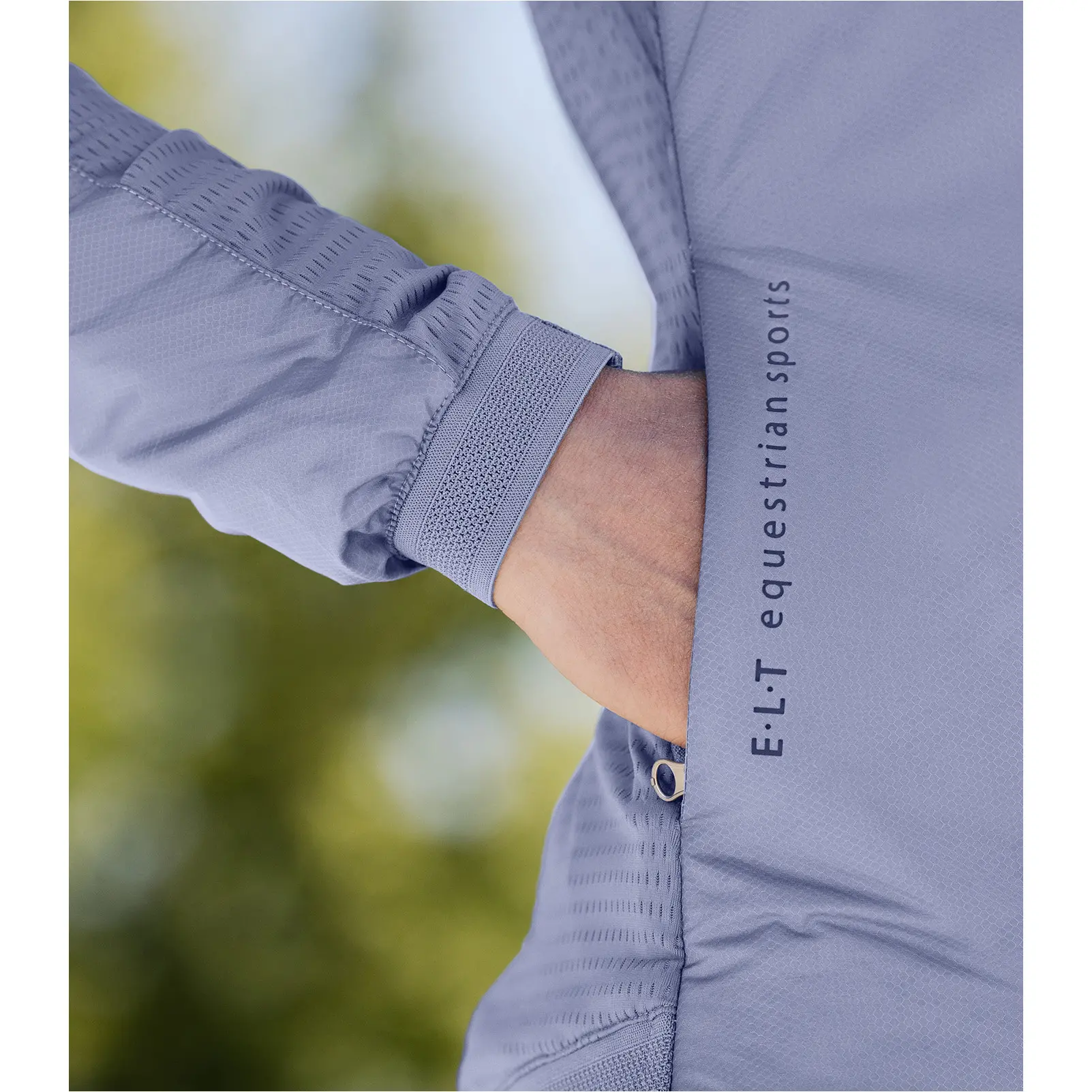 Damen Windbreaker Jacke PORTO blaugrau