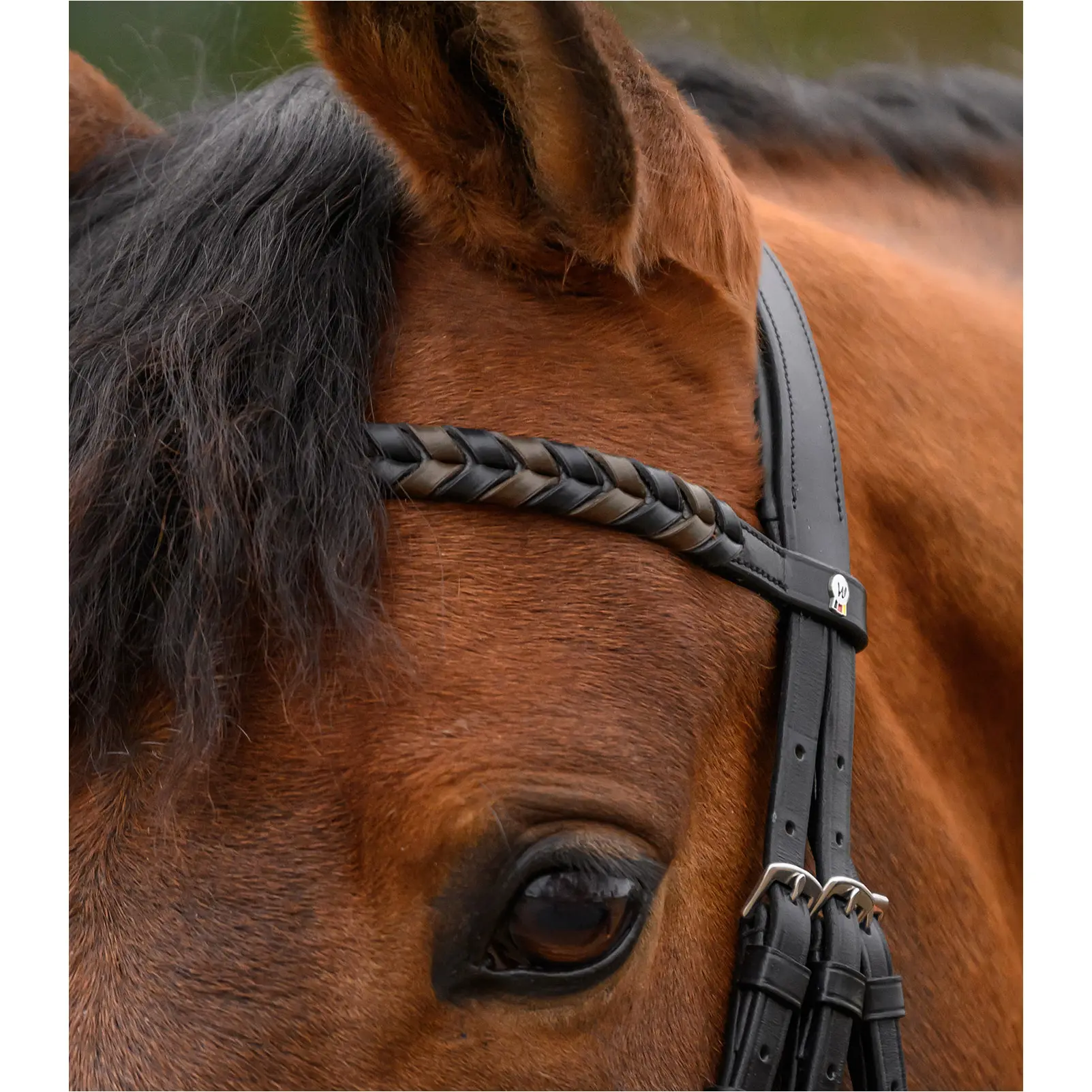 Stirnband BRAIDED X-Line schwarz