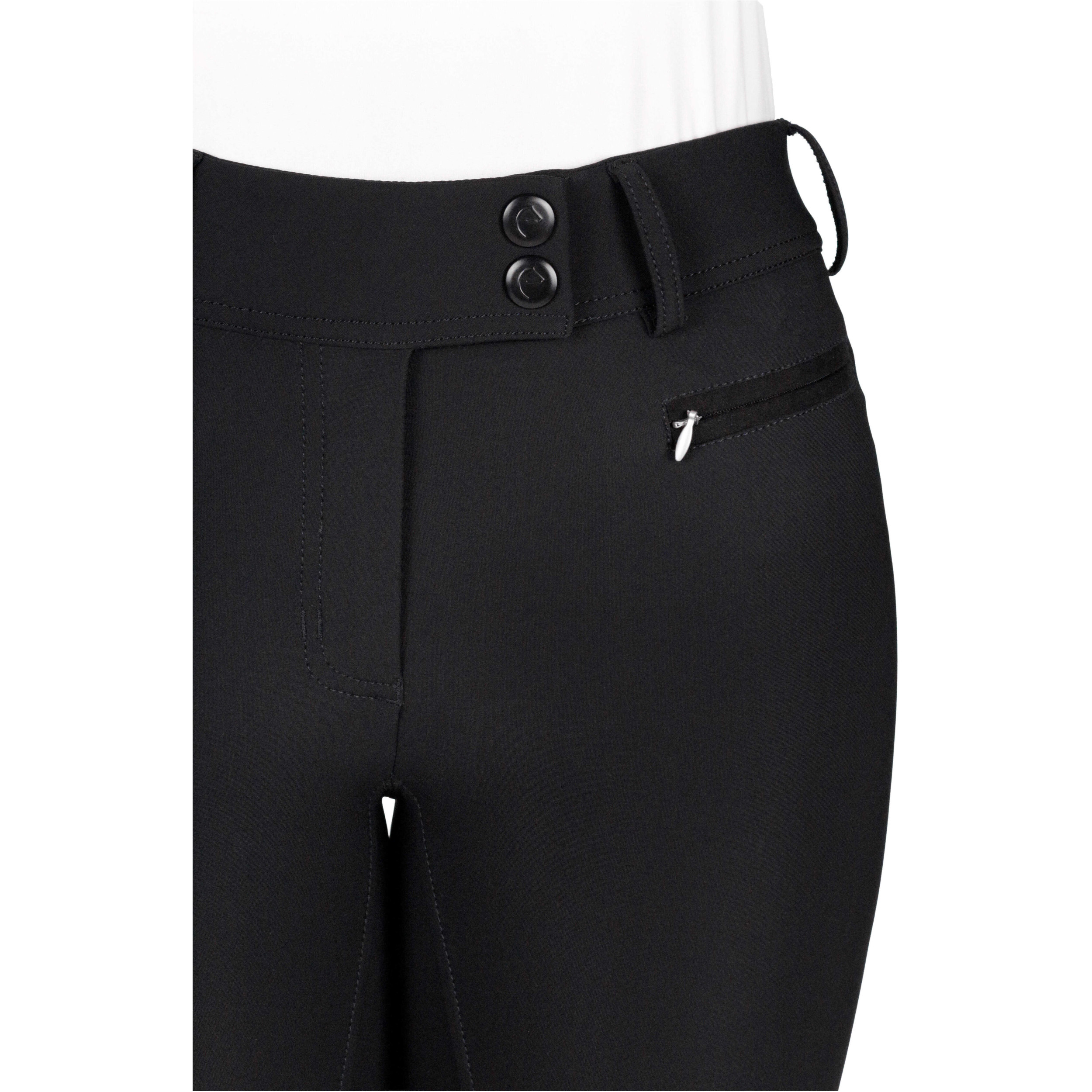 Damen Reithose Silikon Kniebesatz EK-SALLY schwarz
