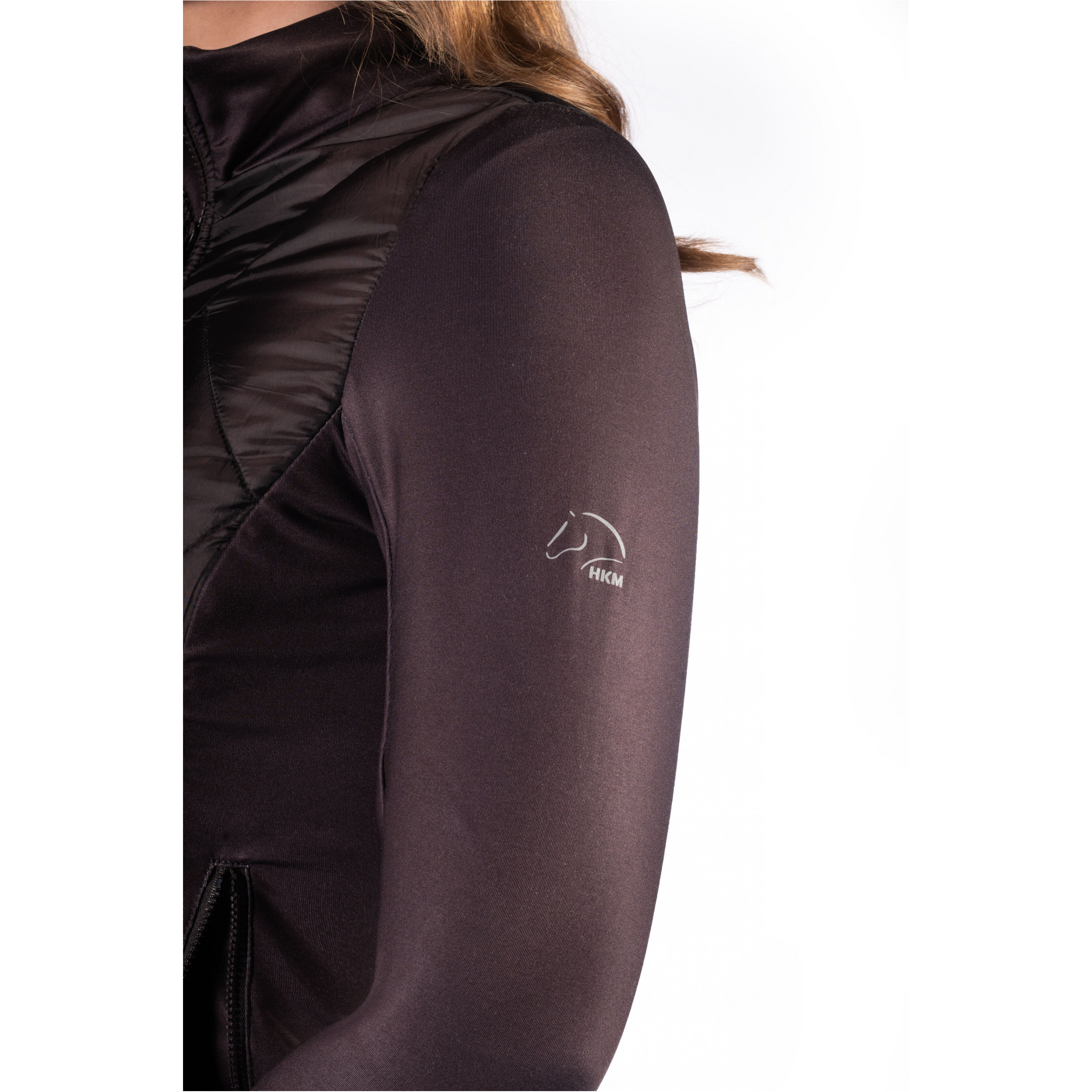 Damen Jersey-/Nylonjacke PRAG II STYLE dunkelbraun