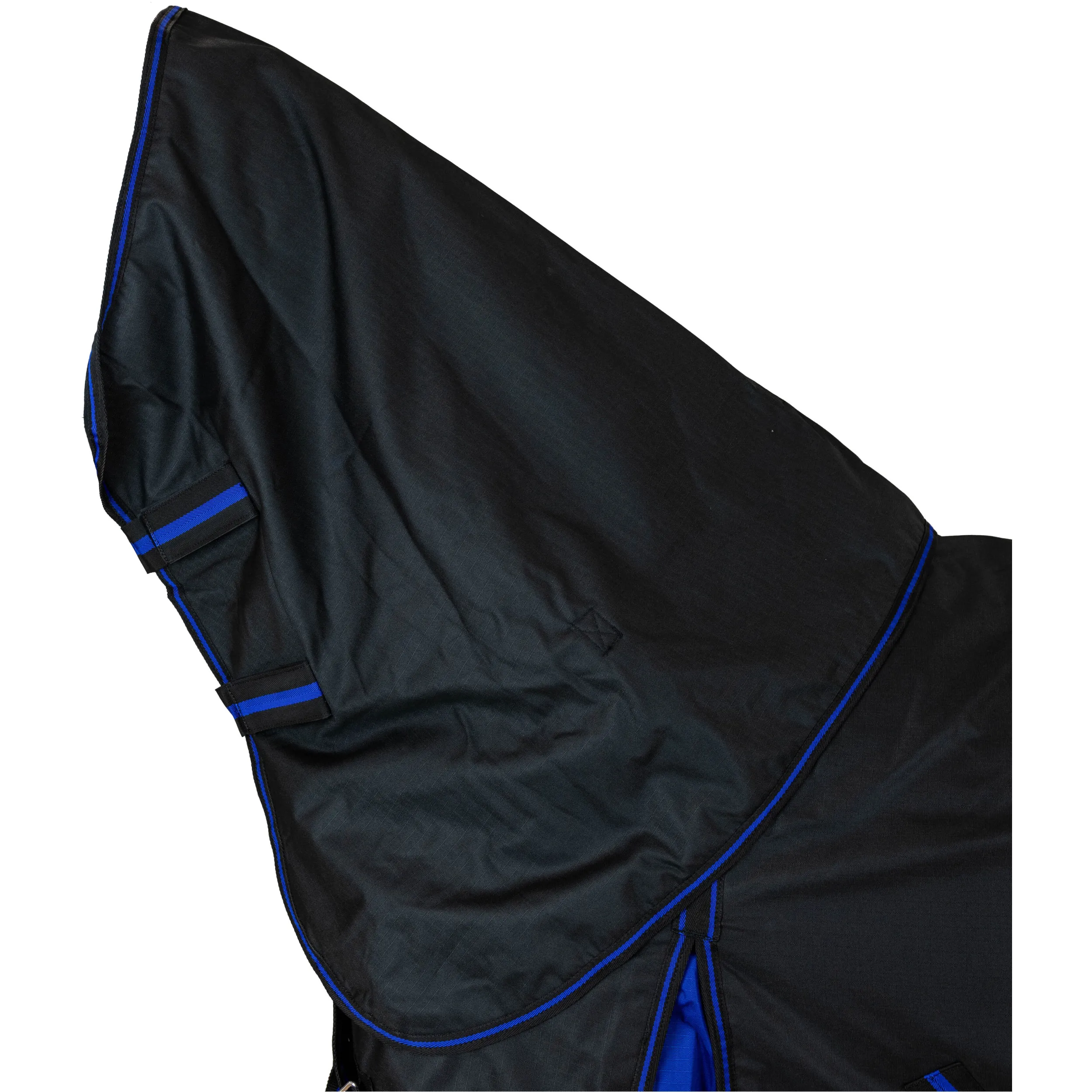 Winterdecke Full Neck 200g Füllung 600D BASICLINE schwarz/royalblau