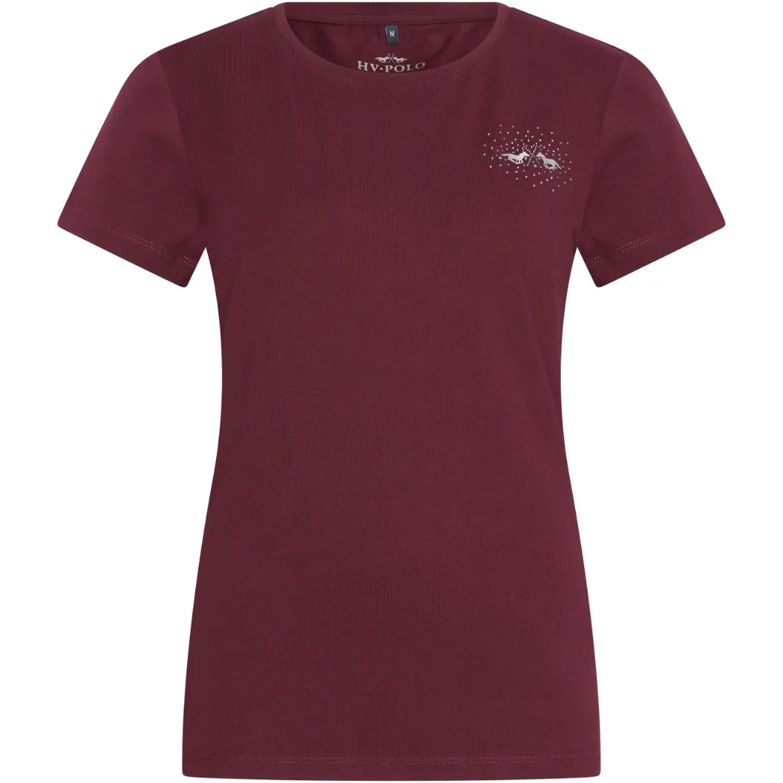 Damen T-Shirt HVPClassic dark berry