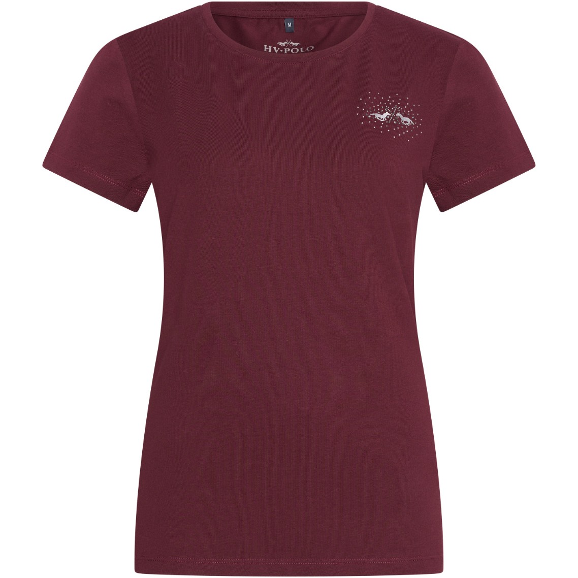 Damen T-Shirt HVPClassic dark berry