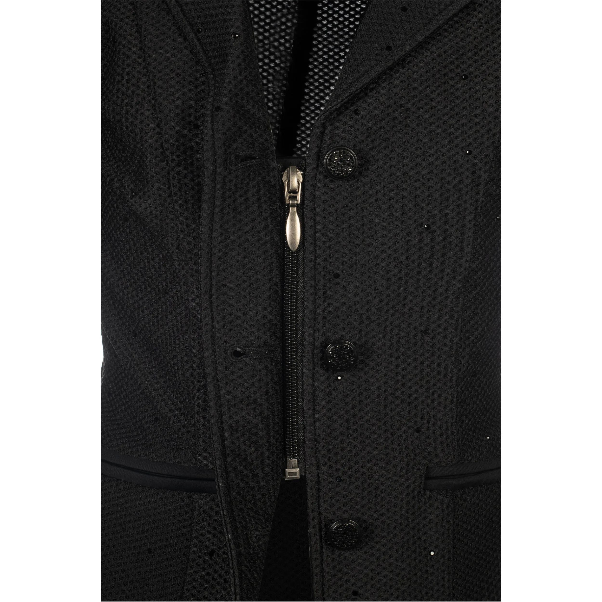 Kinder Turnierjacket CRYSTAL KIDS schwarz