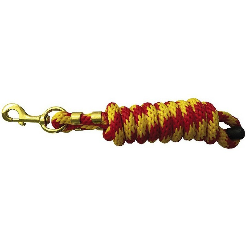 Anbindestrick mit Karabiner Norton rot/gelb