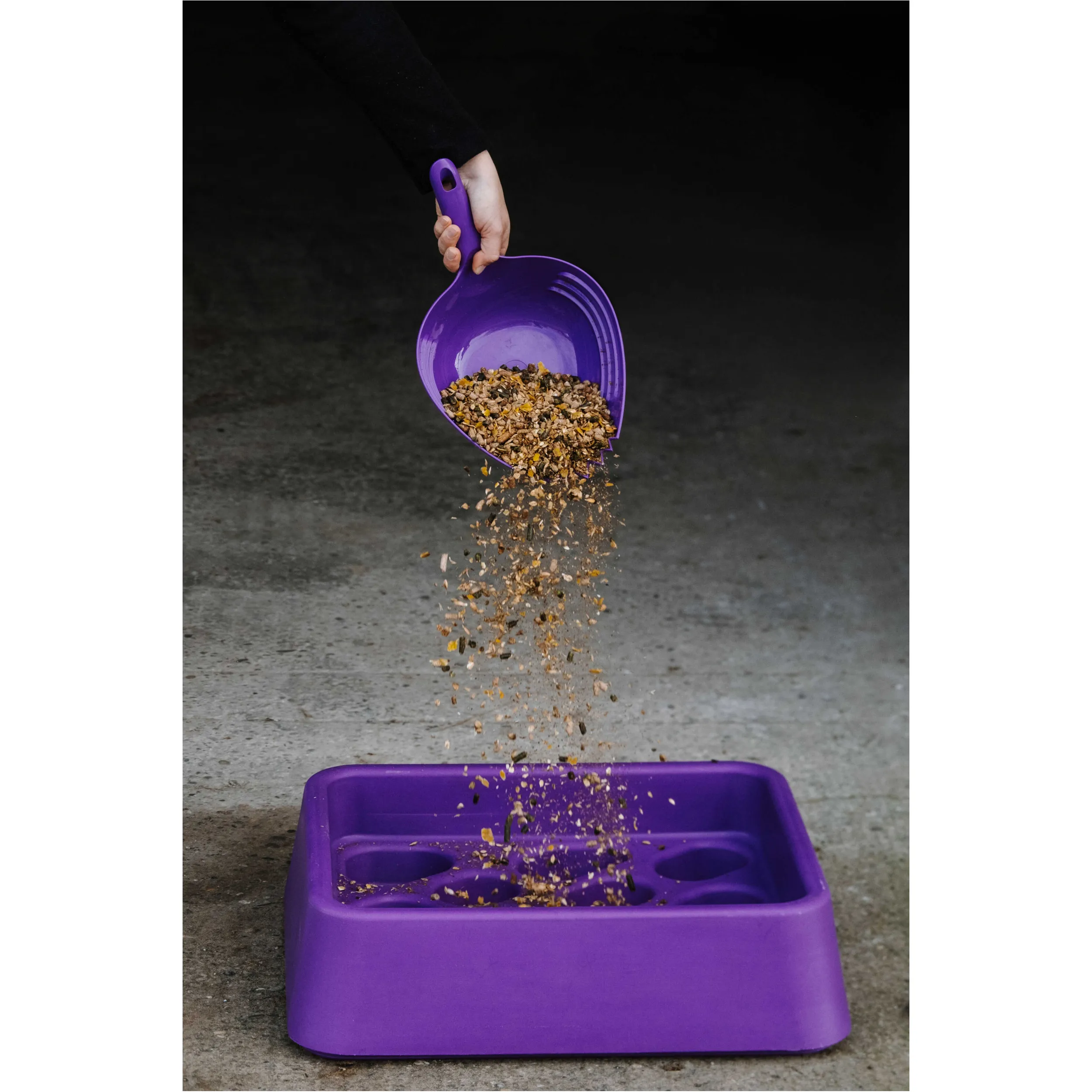 Anti-Schling-Futtertrog violett