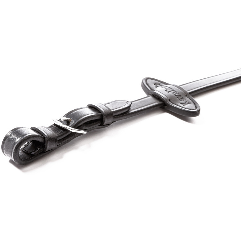 Gummierte Zügel 5 Stege schwarz 20mm