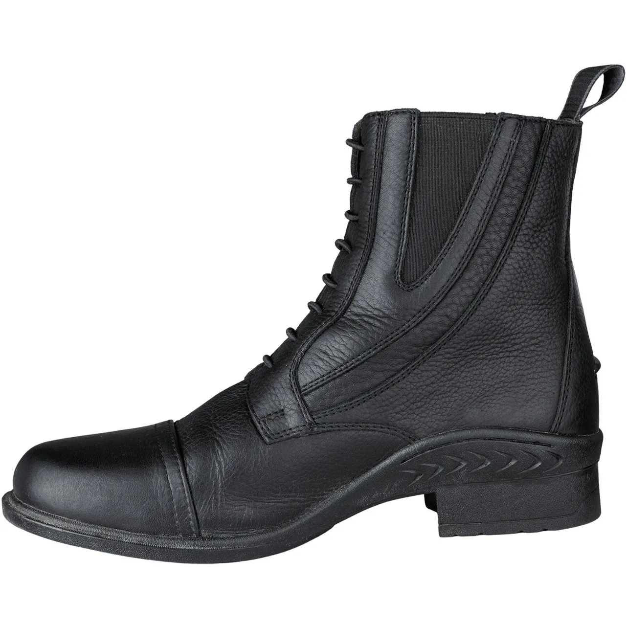 Damen Jodhpurschnürstiefeletten NEWCASTLE Echtleder schwarz