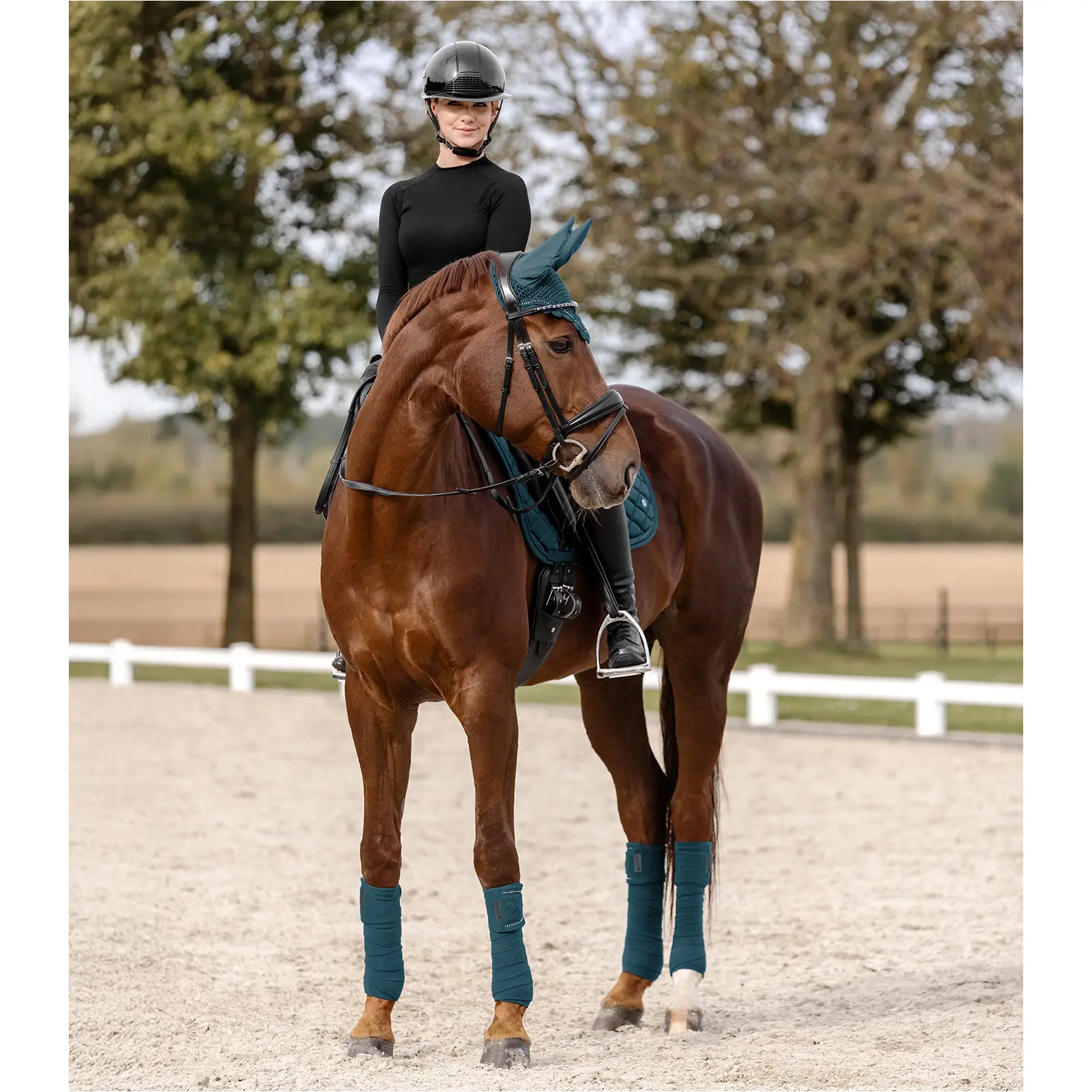 Fliegenohren NEPAL petrolblau