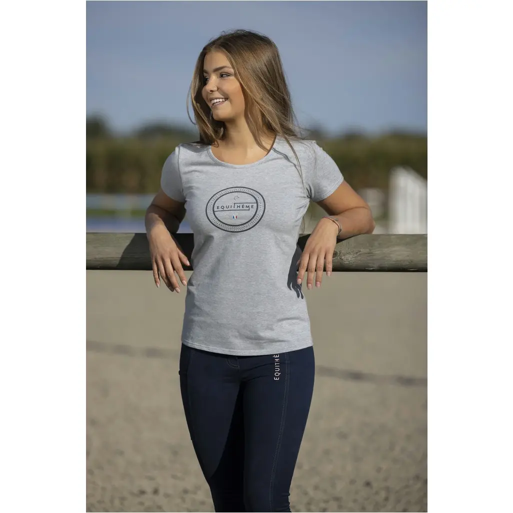 Damen T-Shirt ANNA grau meliert