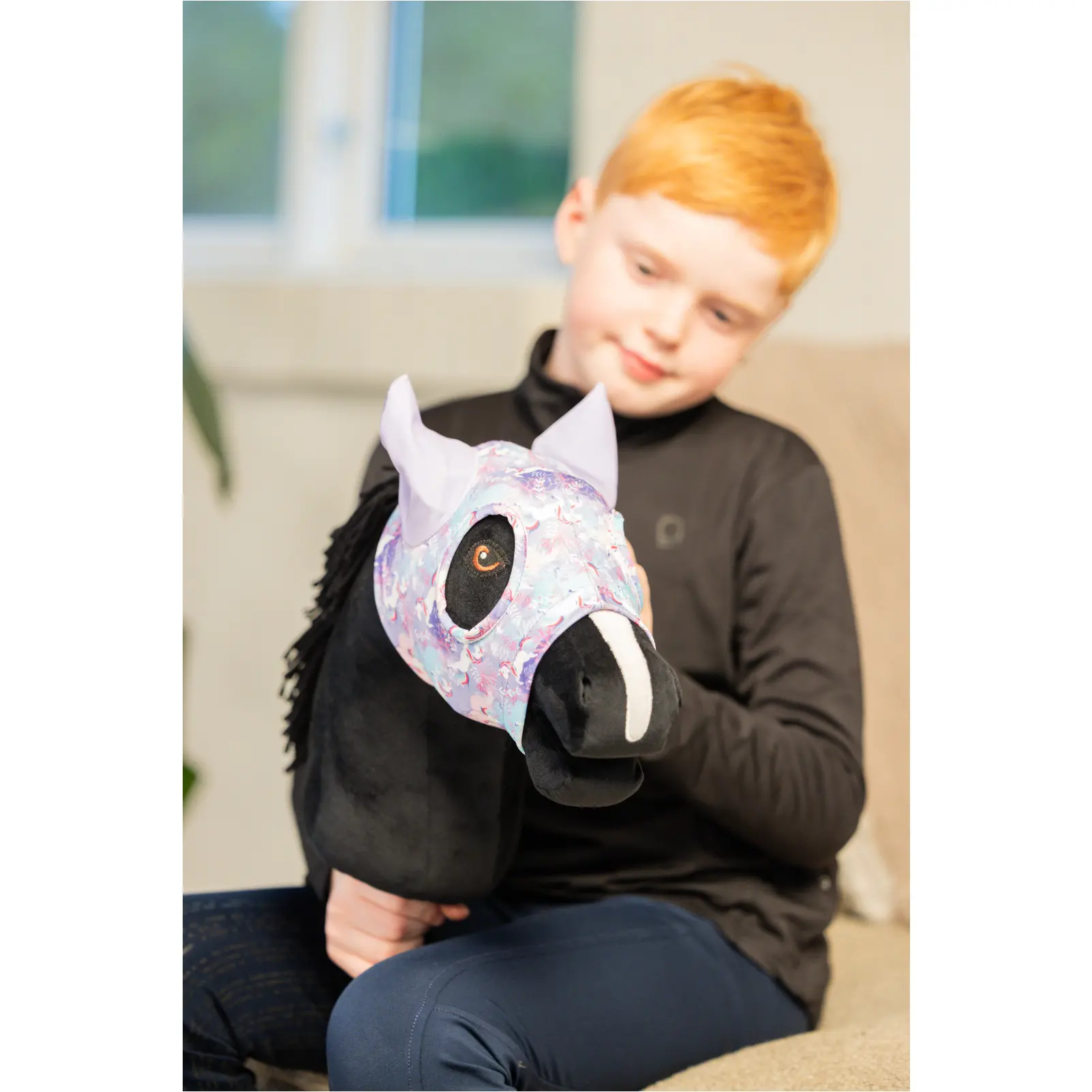 Spielzeugrennmaske UNICORN lavendel 