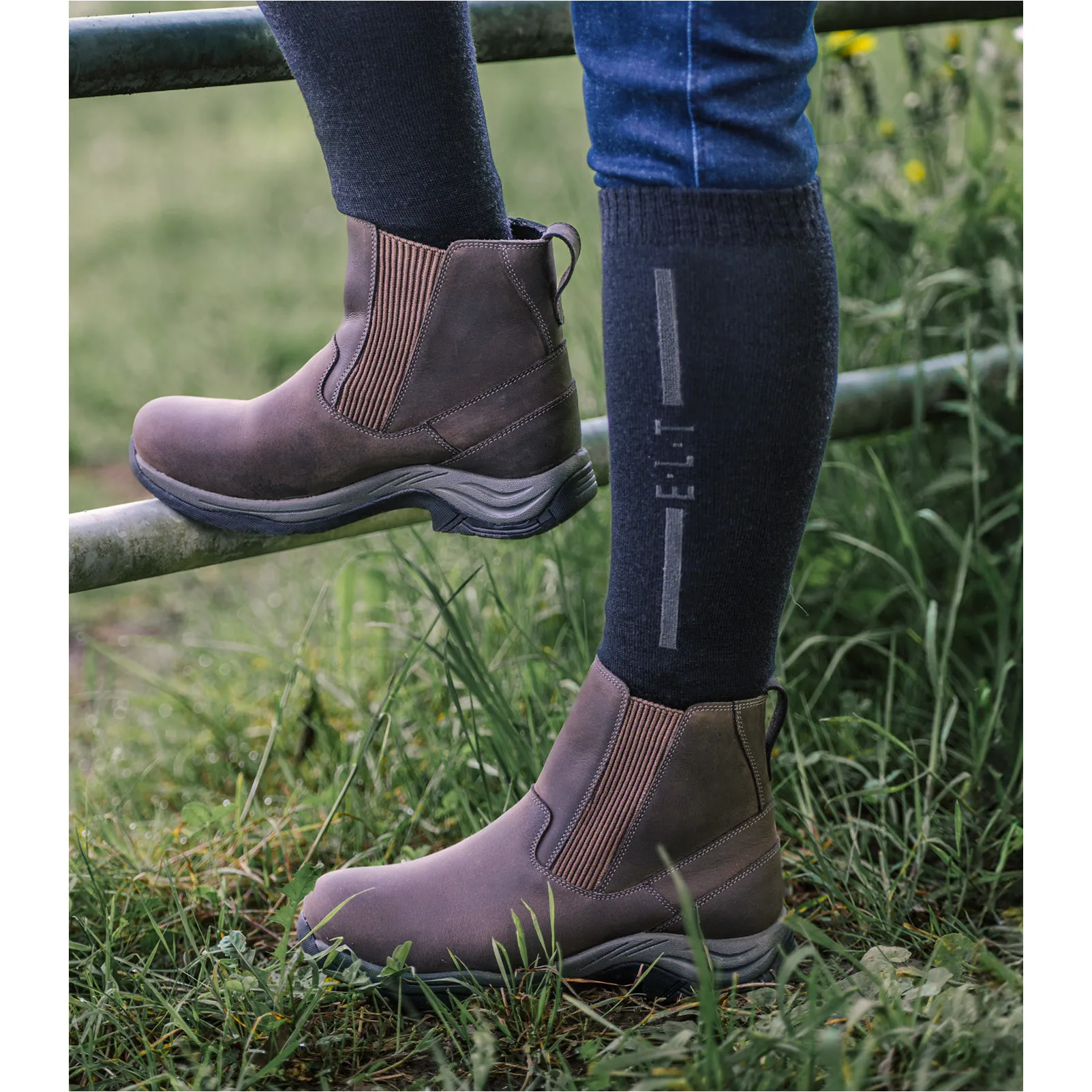 Reitsocken PERFORMANCE schwarz/tiefblau