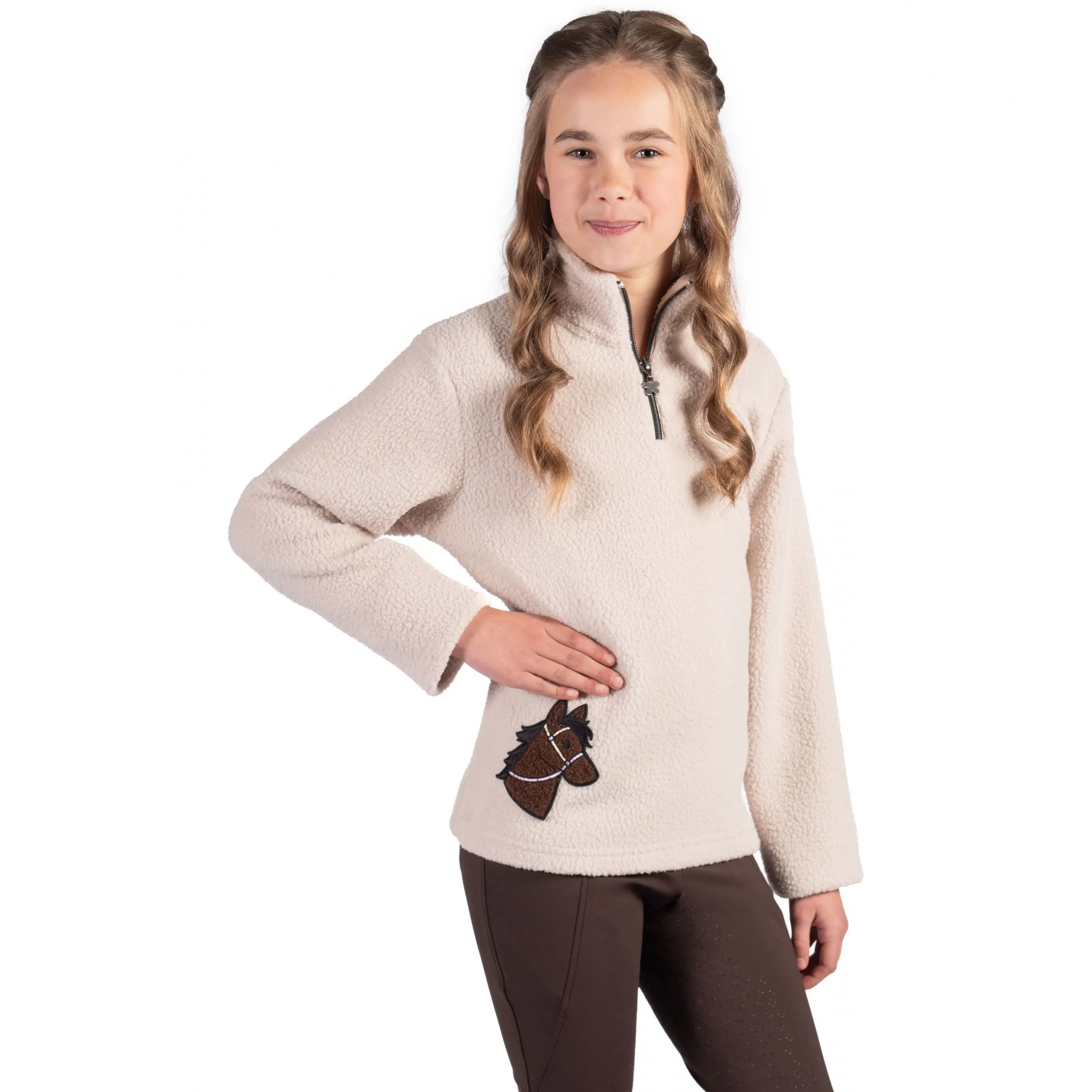 Kinder Pullover MIA beige