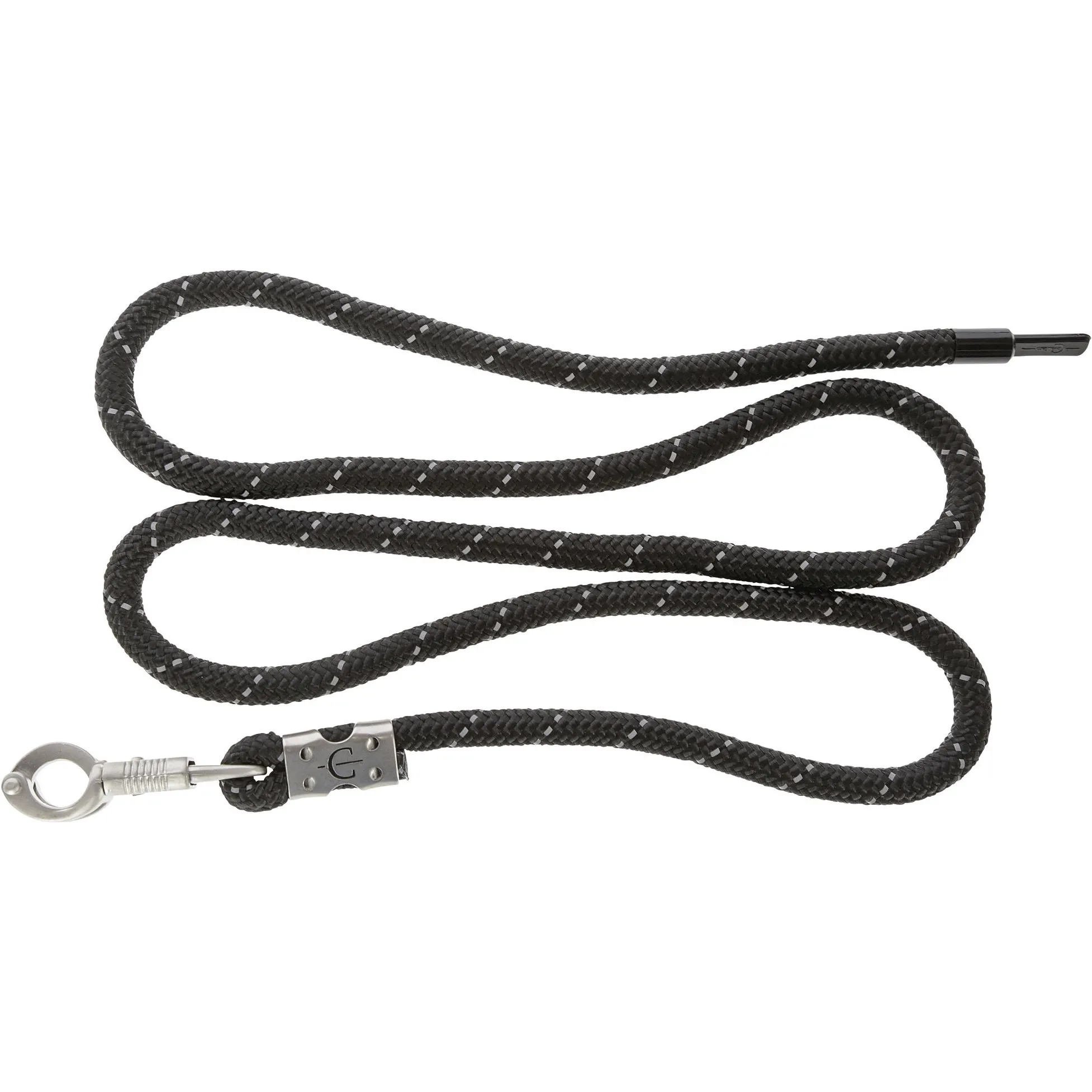 Führstrick mit Panikhaken REFLECTIVE black/silver