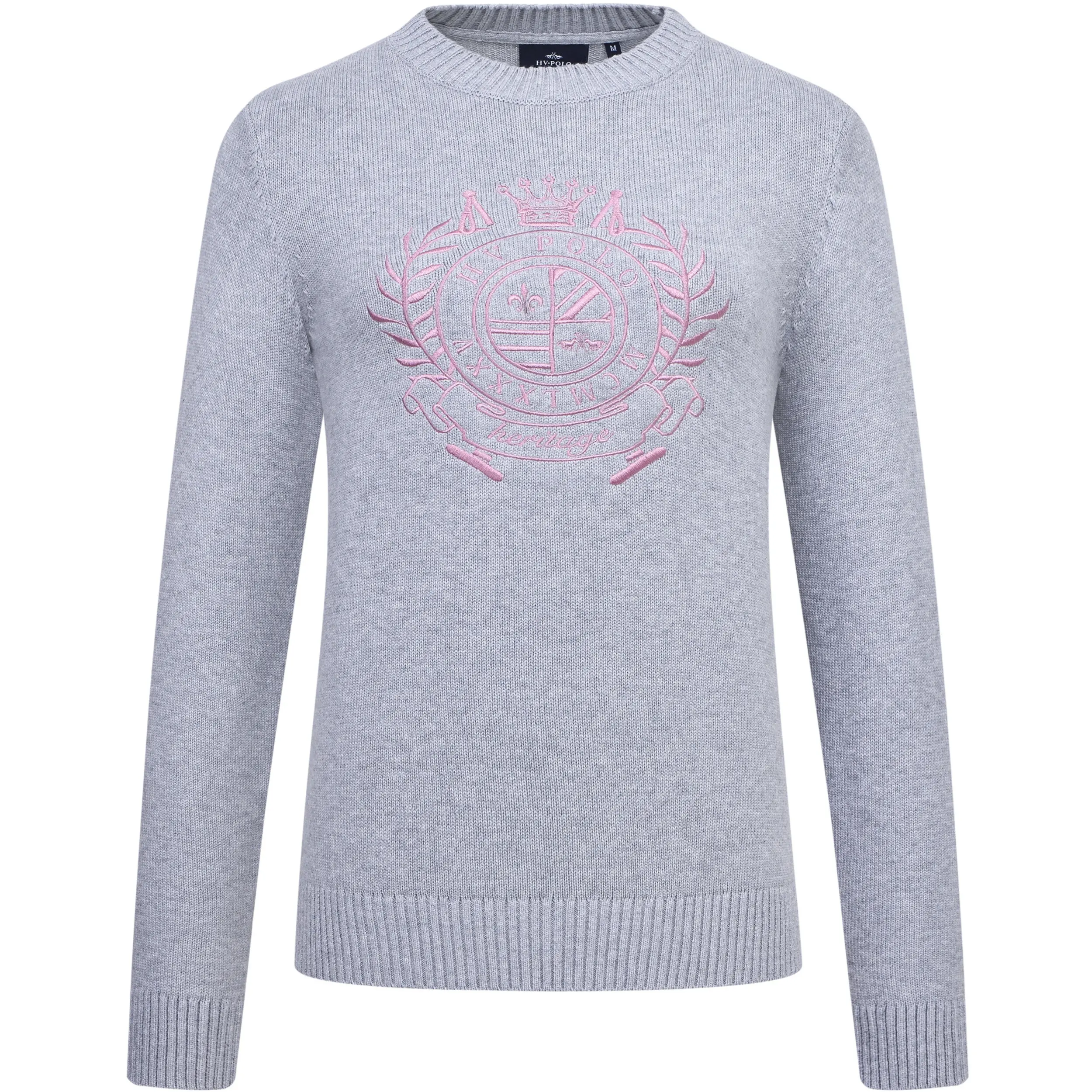 Damen Pullover HVPJordyn grau melange