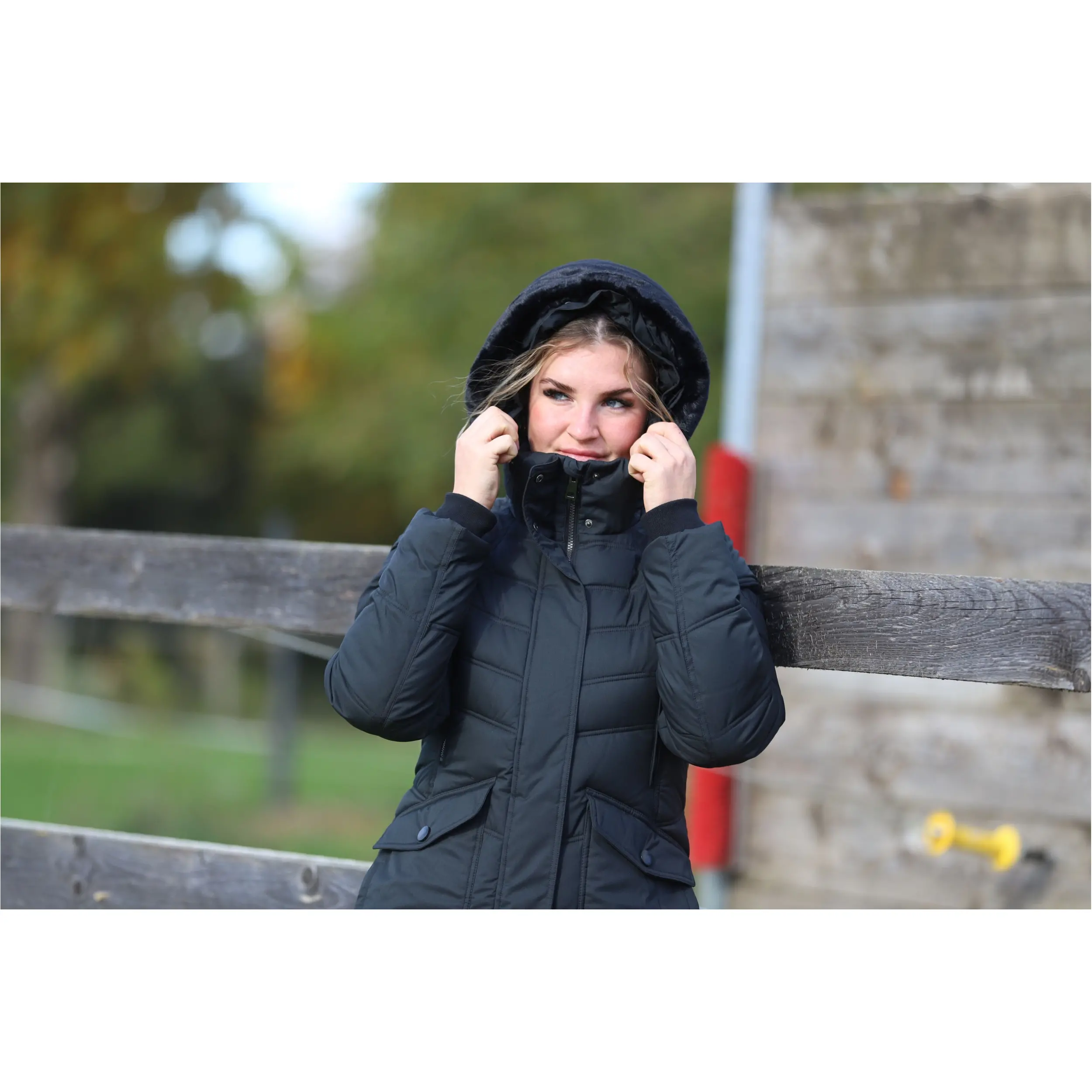 Damen Thermomantel SOPHIA schwarz