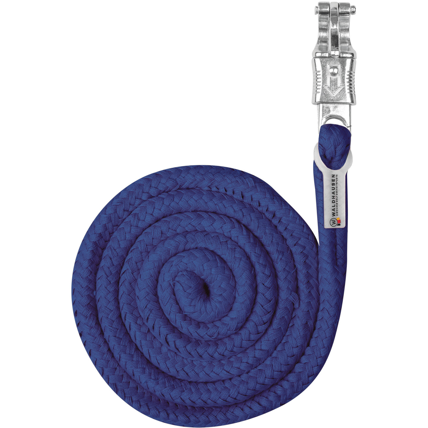 Anbindestrick mit Panikhaken PLUS saphirblau 200cm