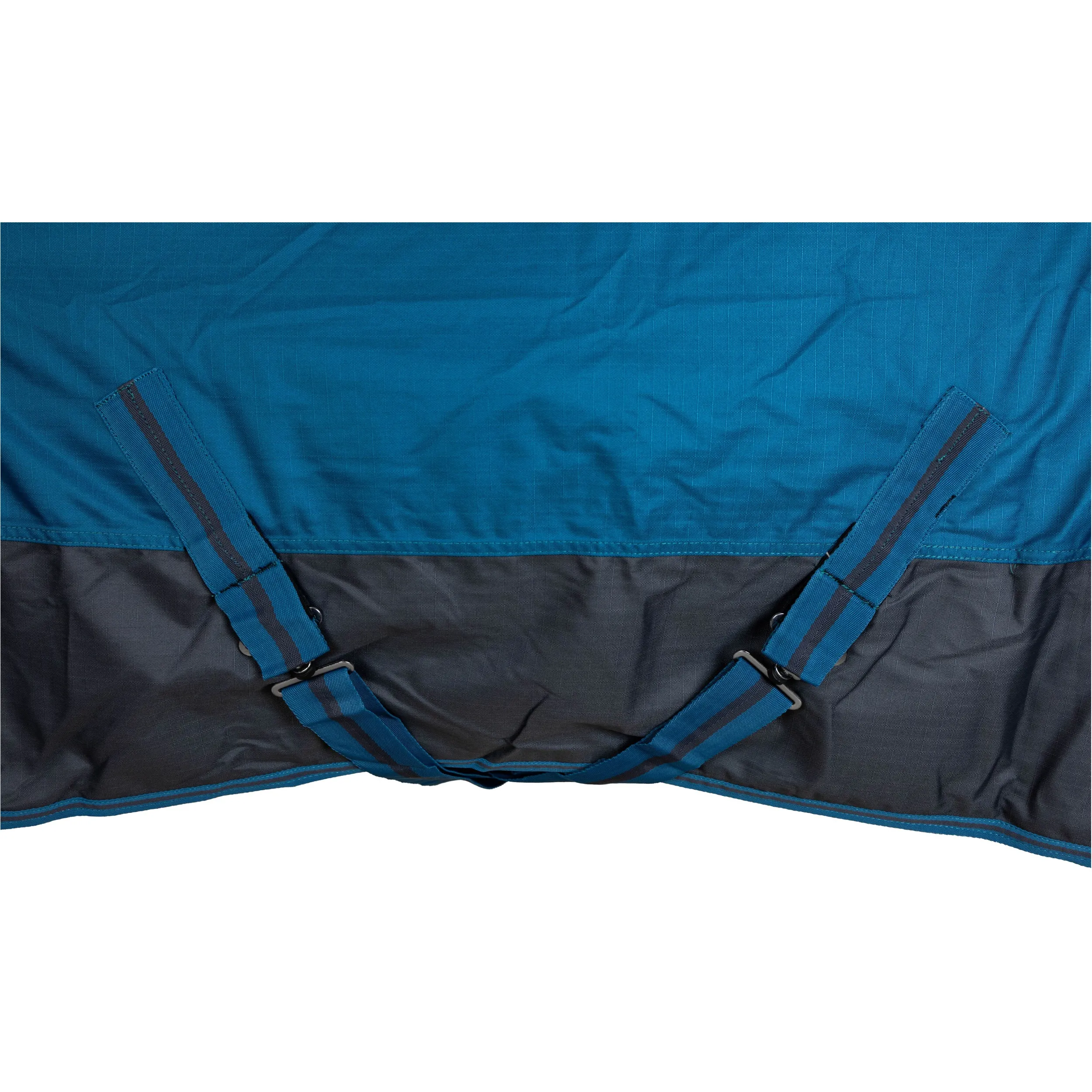 Winterdecke High Neck 100g Füllung 600D BASICLINE petrol/graphit