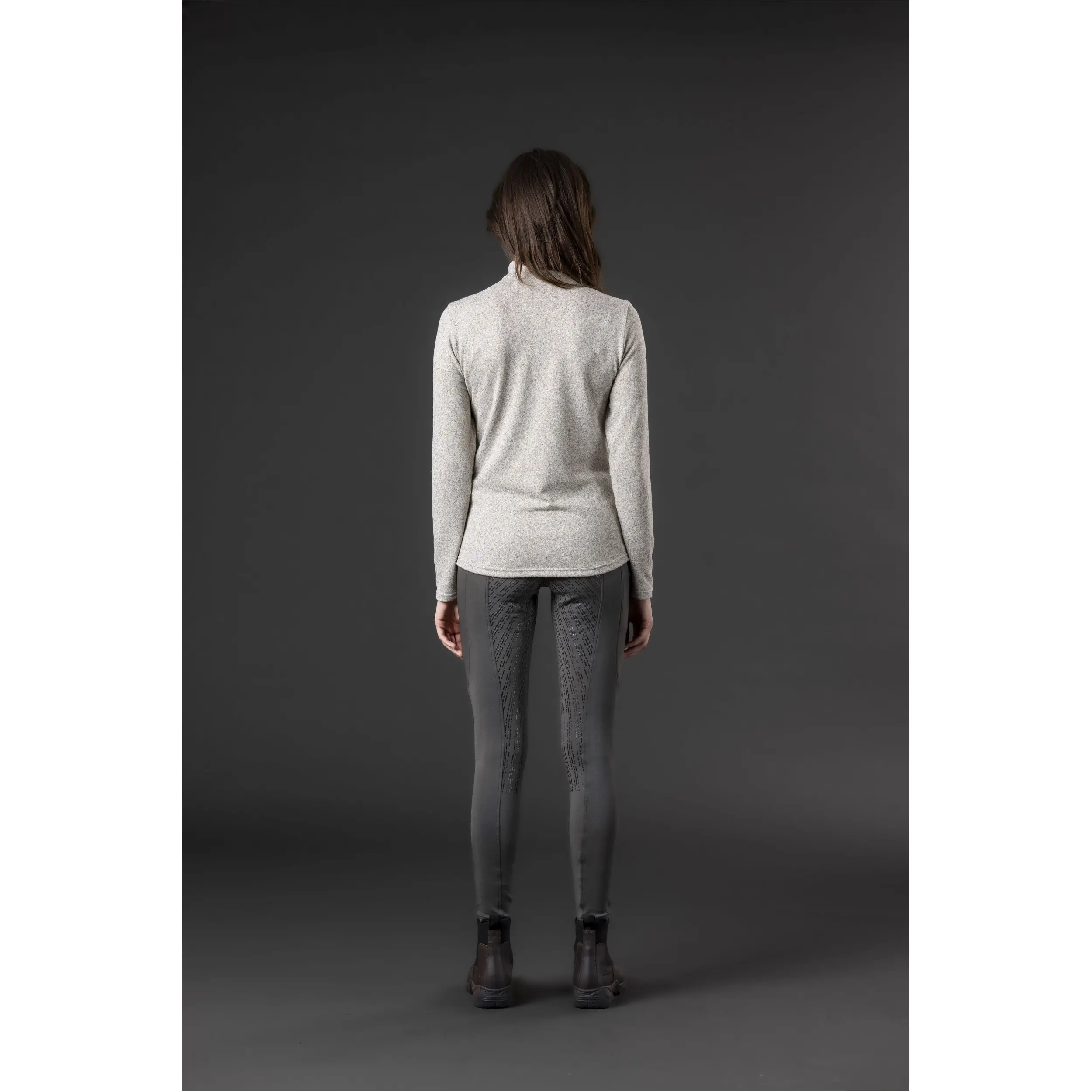 Damen Funktionsshirt Langarm STACEY half-zip vintage khaki Damen Funktionsshirt Langarm STACEY half-zip vintage khaki