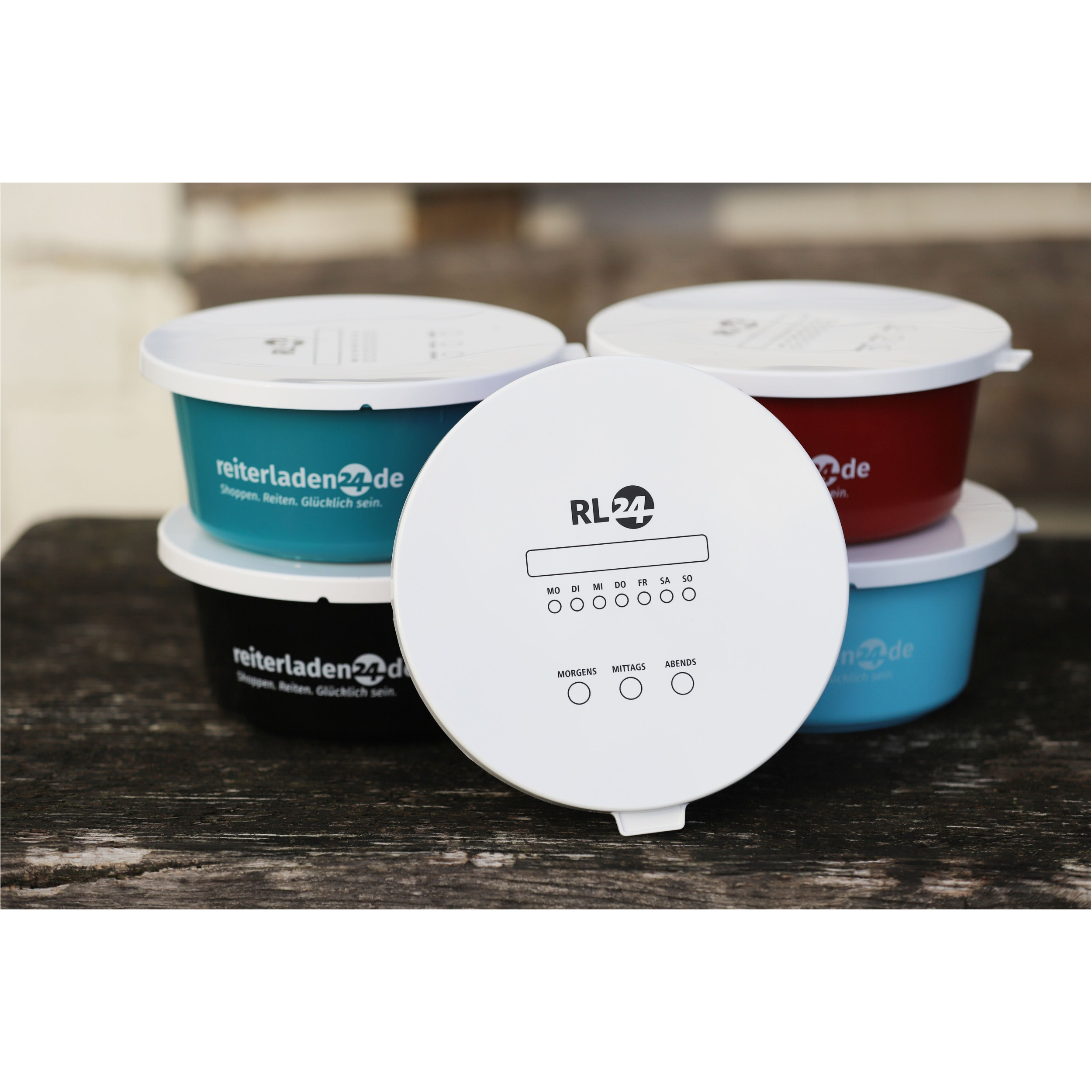 Müslischale mit Deckel schwarz Müslischale mit Deckel schwarz