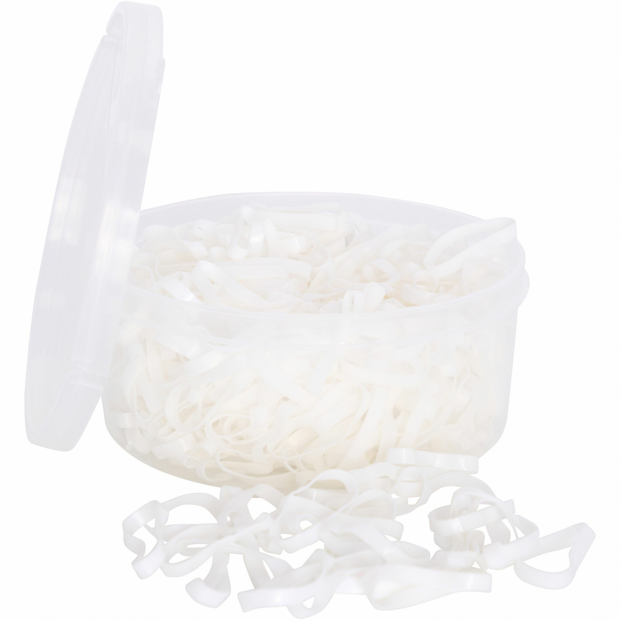 Einflechtgummis extra breit und weich IRH white