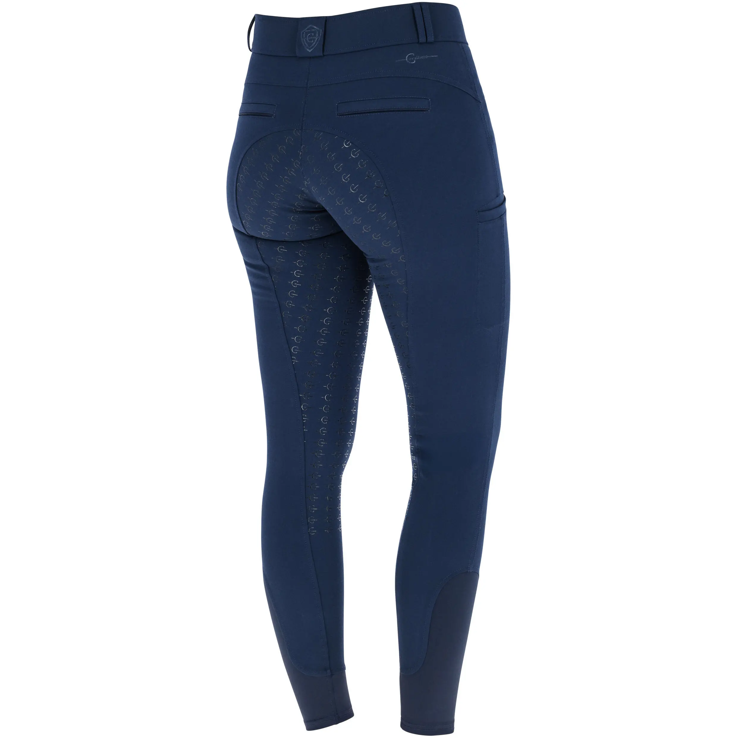 Damen Reithose Silikon Vollbesatz SIGNATURE dark navy