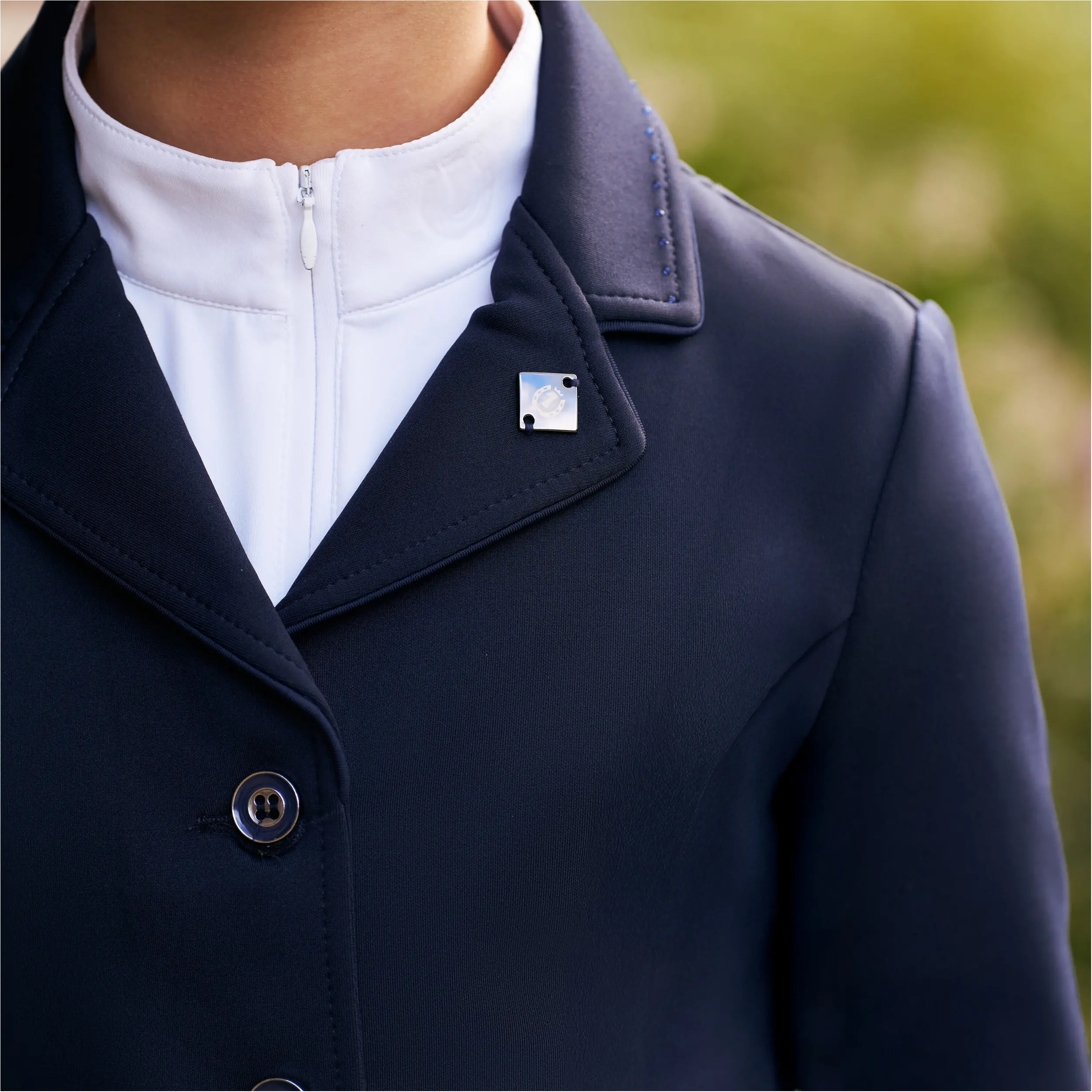 Kinder Turnierjacket IRHBasic Glam navy