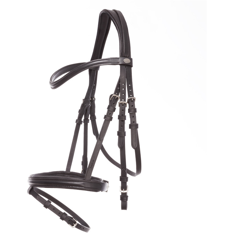 Trensenzaum englisch kombiniert QUENTIN schwarz
