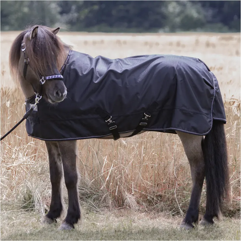 Outdoordecke 50g Füllung ISLAND schwarz/schwarz-bordeaux-grau