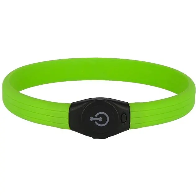 Halsband mit LED MAXI SAFE grün 65x2,5cm