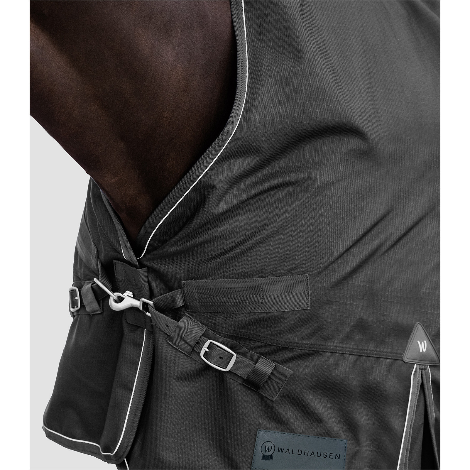 Outdoordecke High Neck 100g Füllung 1200D SCANDIC schwarz