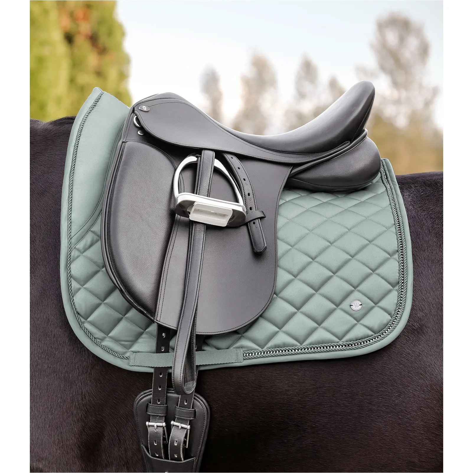 Schabracke NEPAL silberblau Schabracke NEPAL silberblau