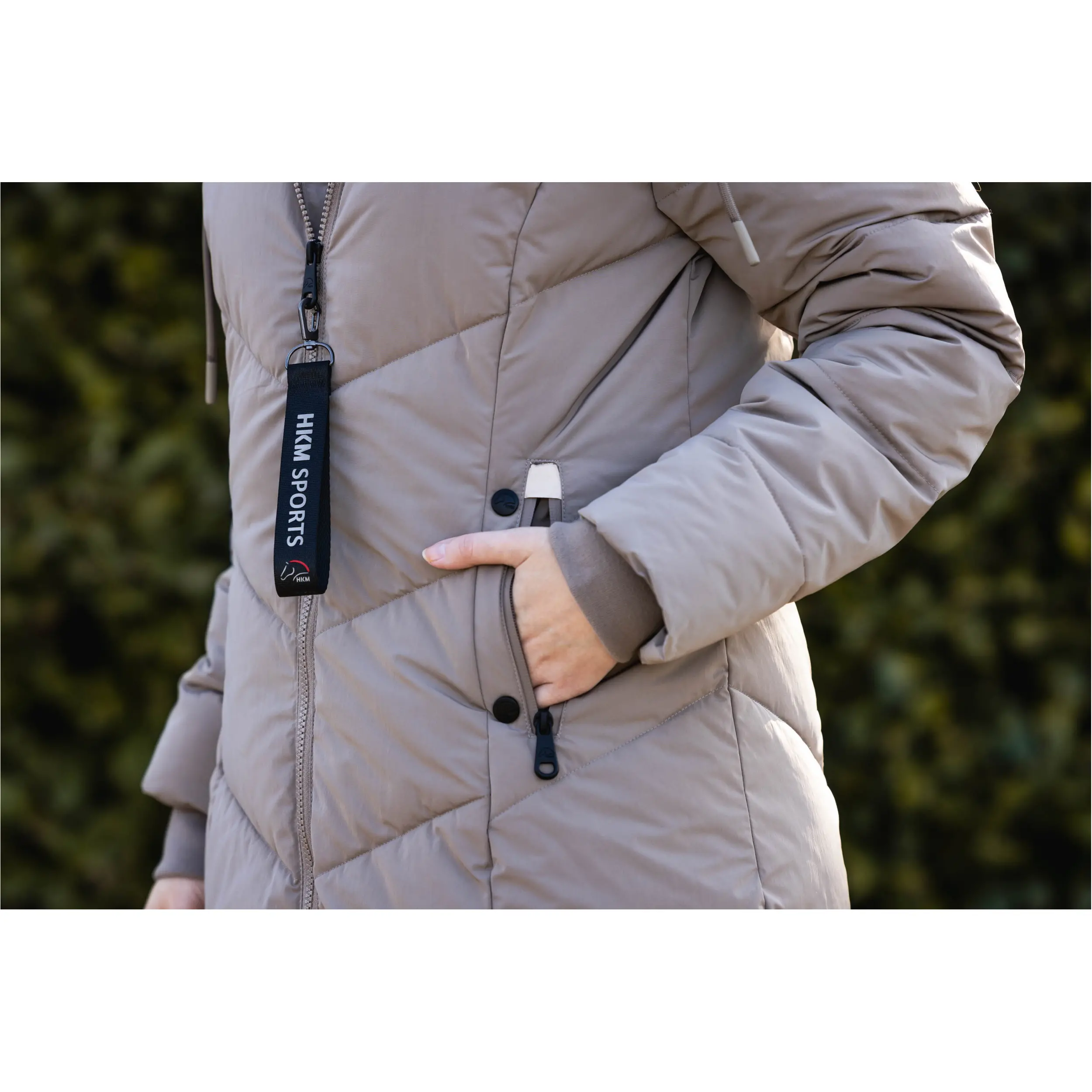 Damen Steppmantel TORONTO taupe