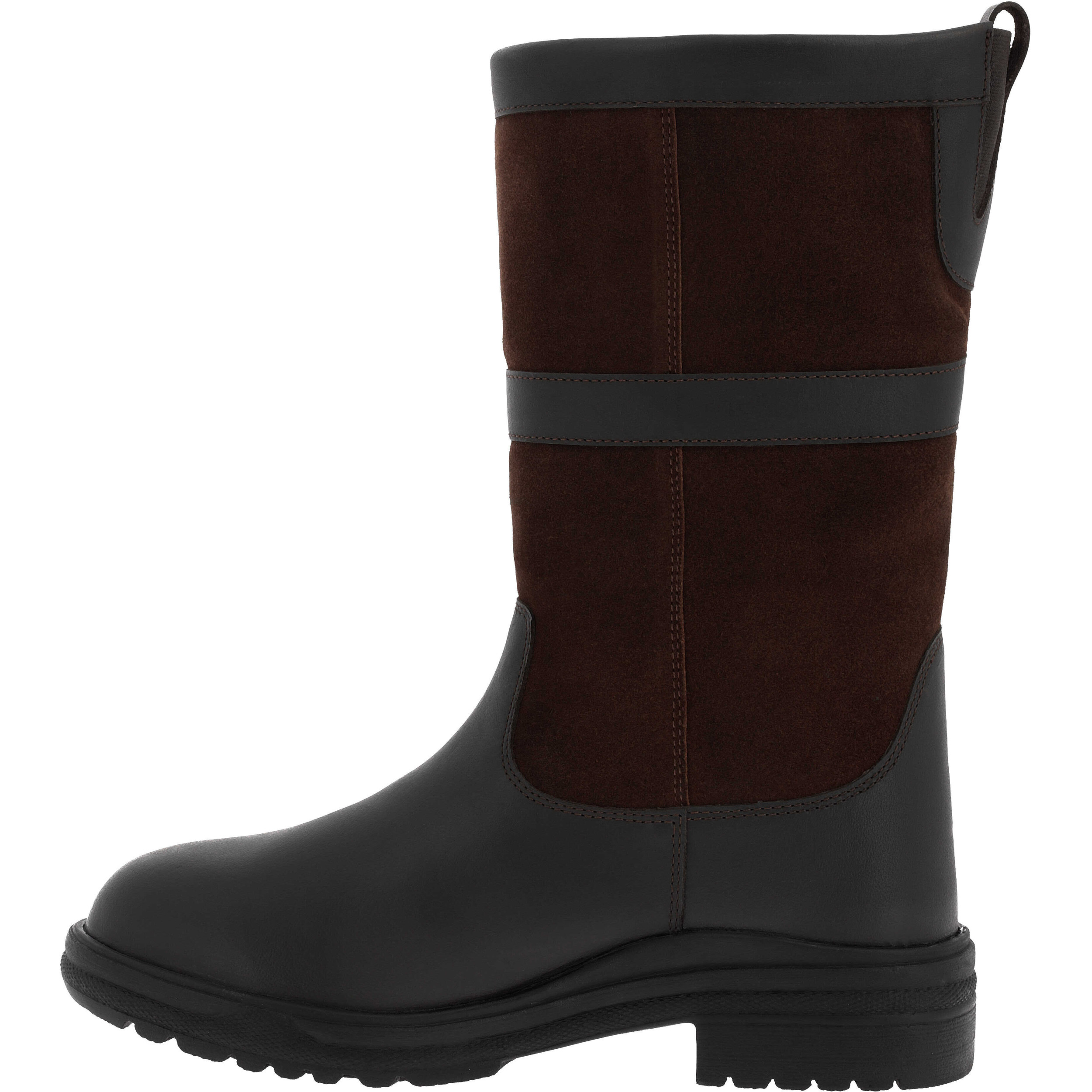 Damen Stiefeletten EK-COUNTRY Echtleder braun