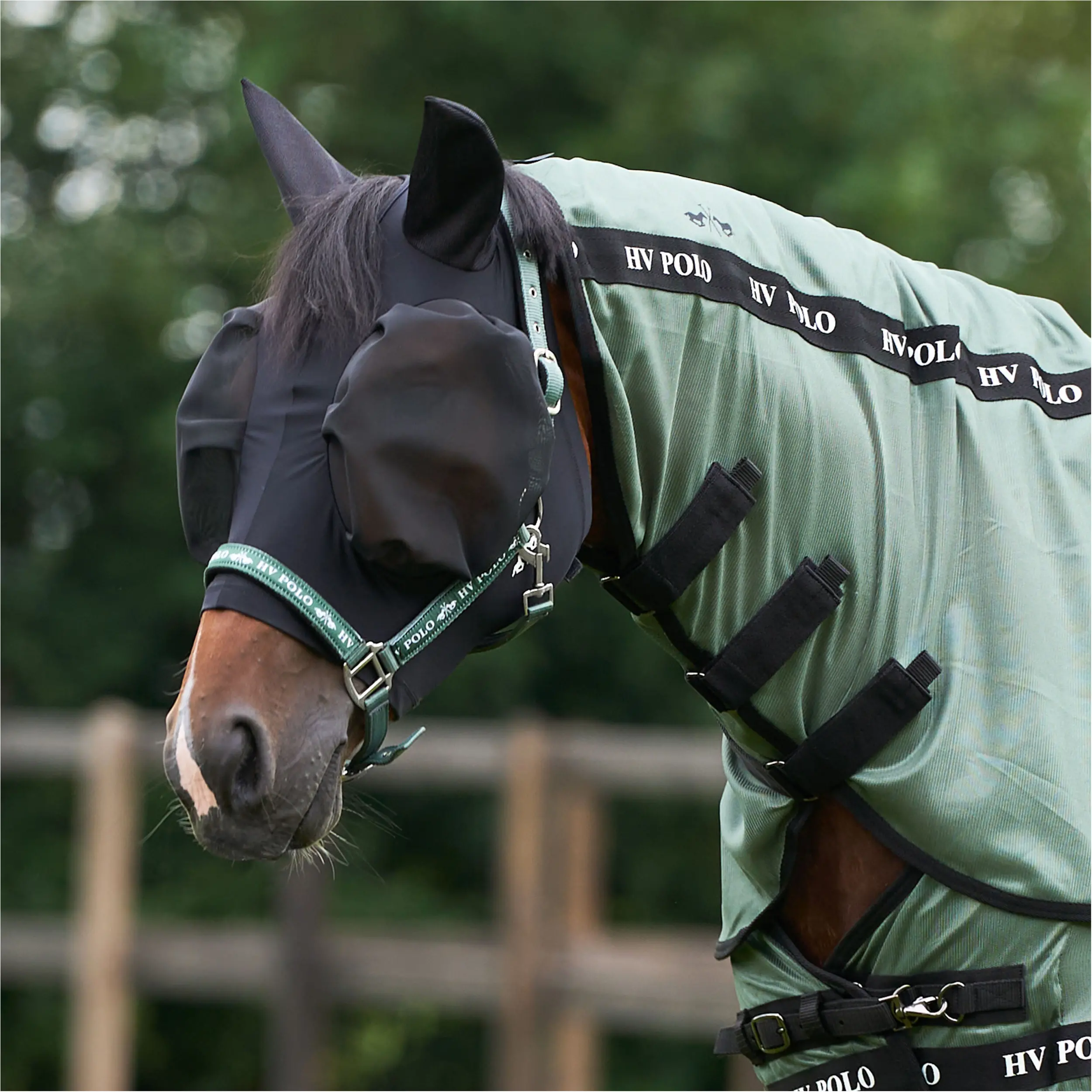 Fliegenmaske HVPNena schwarz