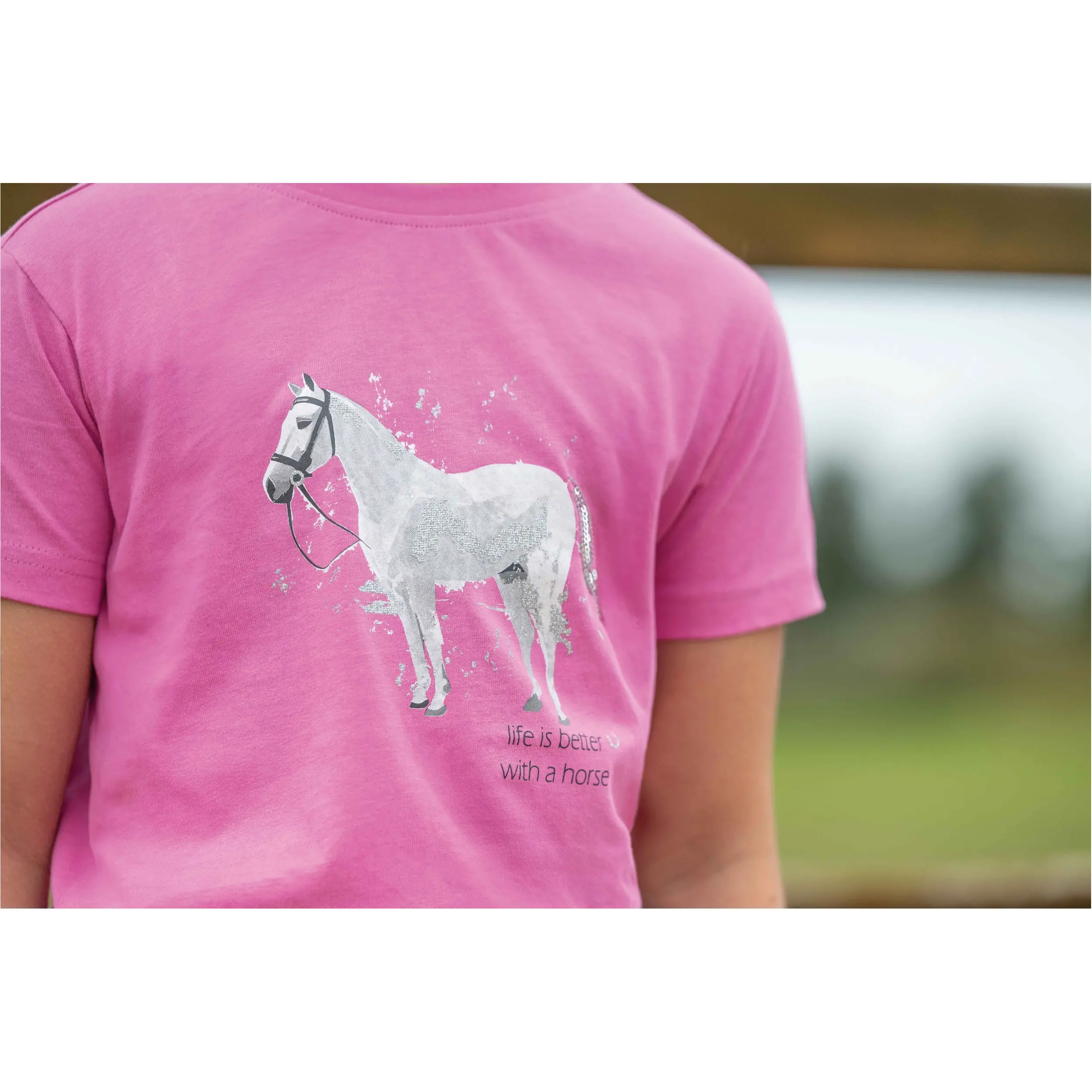 Kinder T-Shirt SPARKLE pink