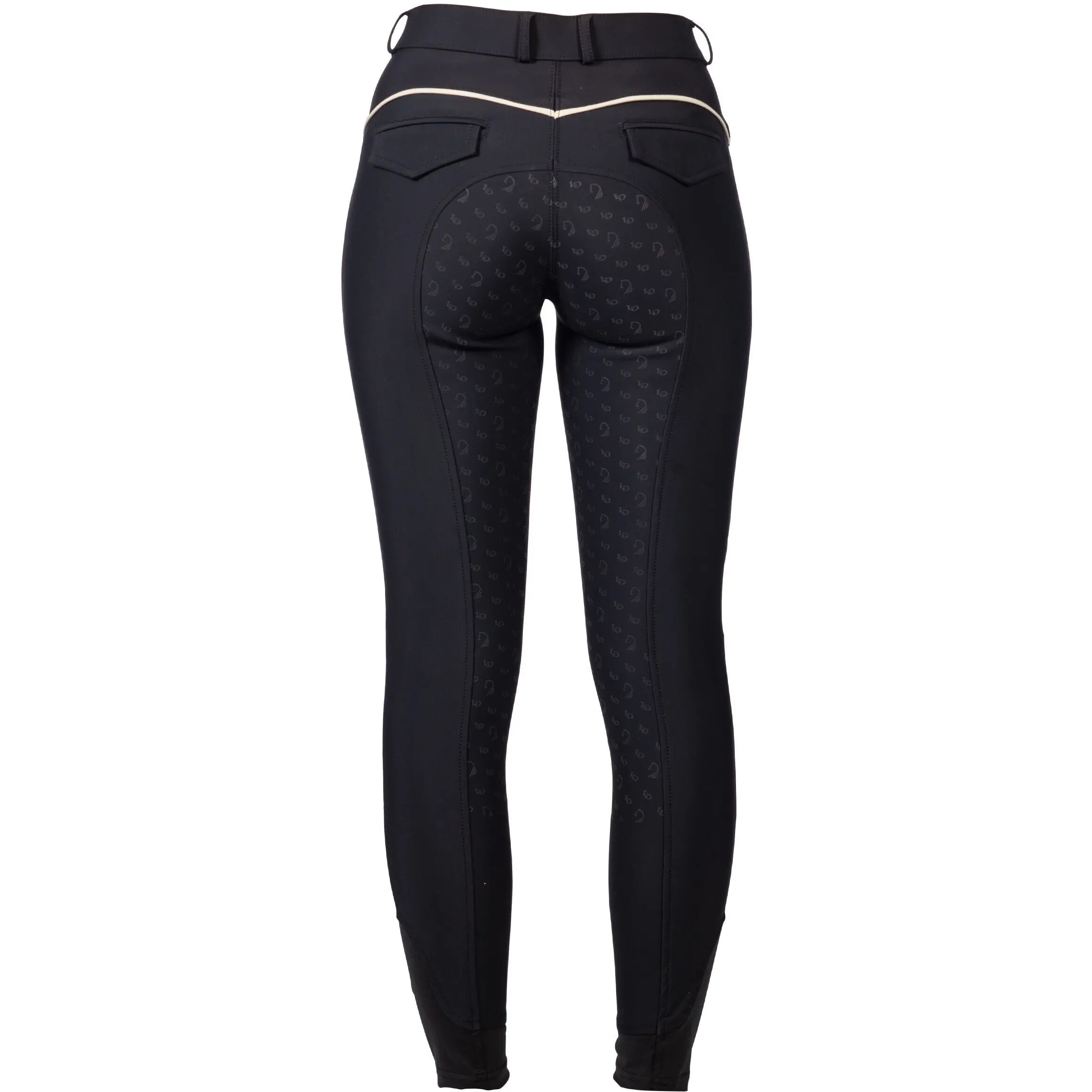 Damen Reithose Silikon Vollbesatz LIMONE schwarz