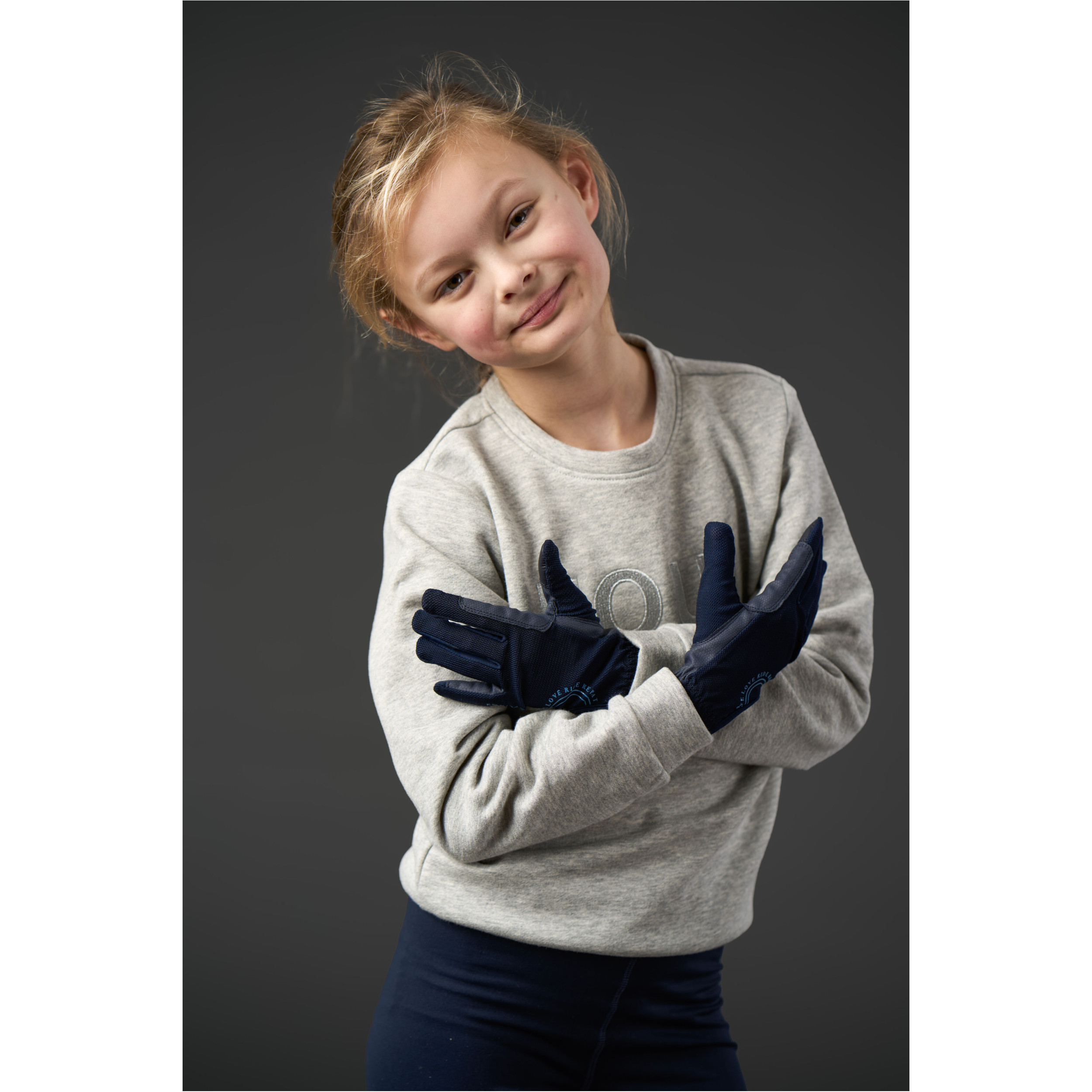 Kinder Reithandschuhe TERINA MESH marine